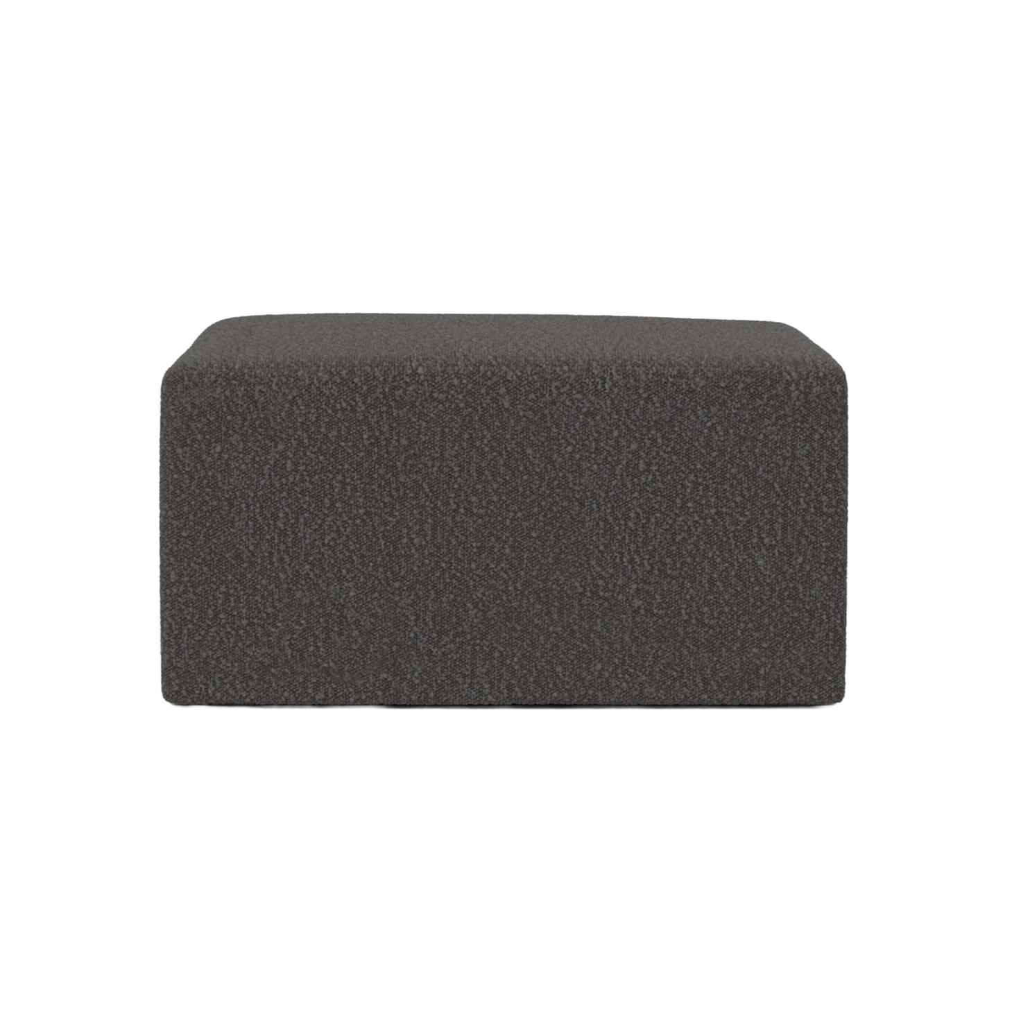 Modulaire bank TORI - zwarte boucle poef