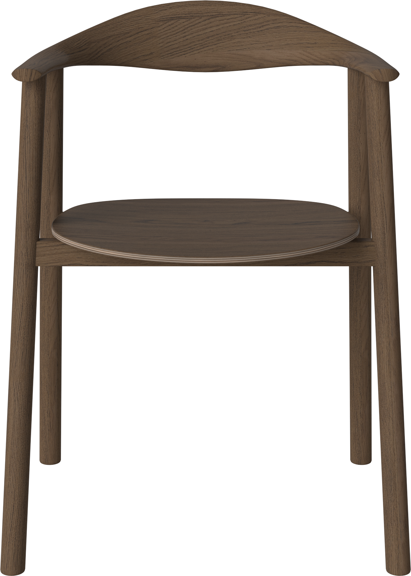 Stoel SWING donker eikenhout