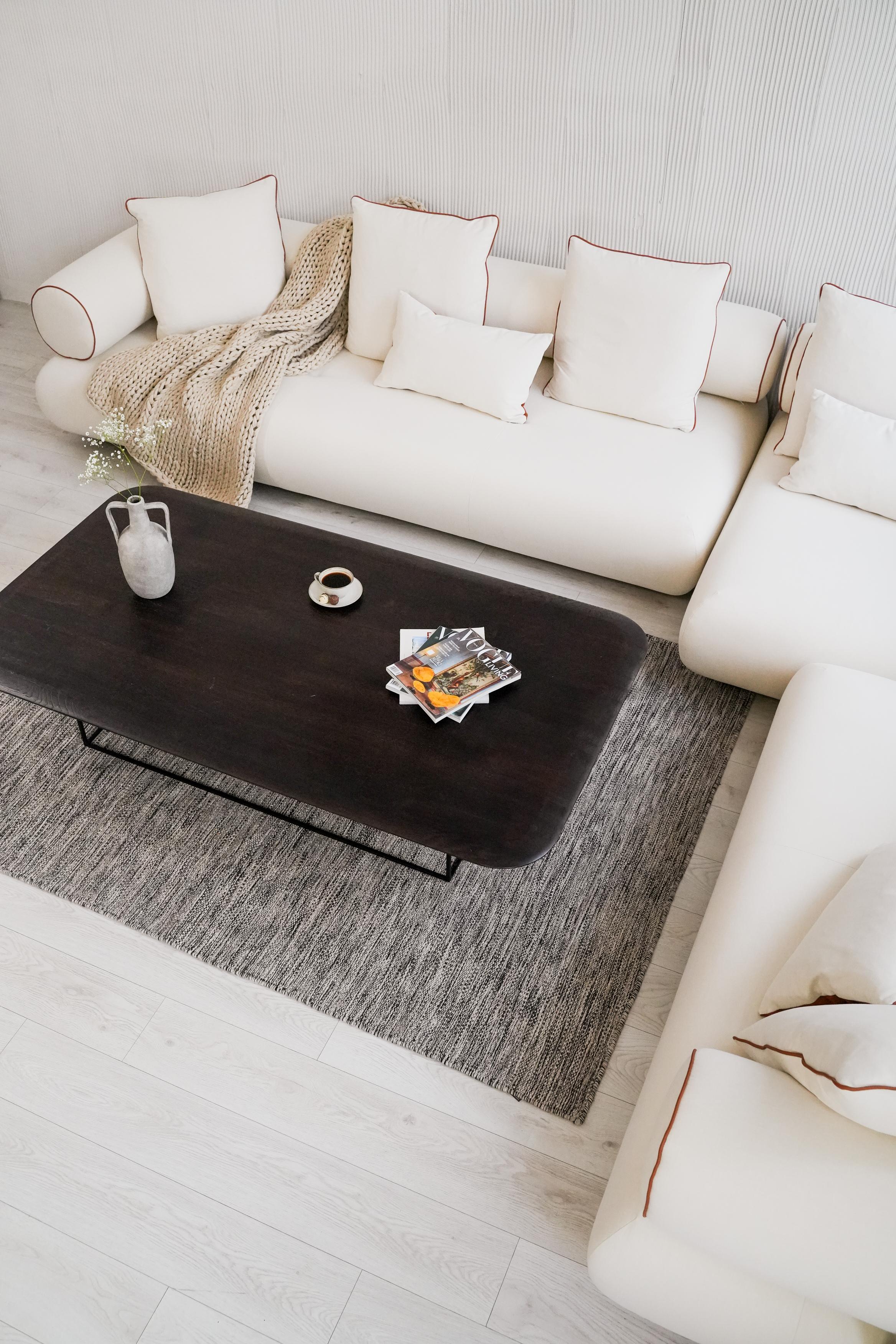 Modulaire rechtse hoekbank CASABLANCA gepersonaliseerd