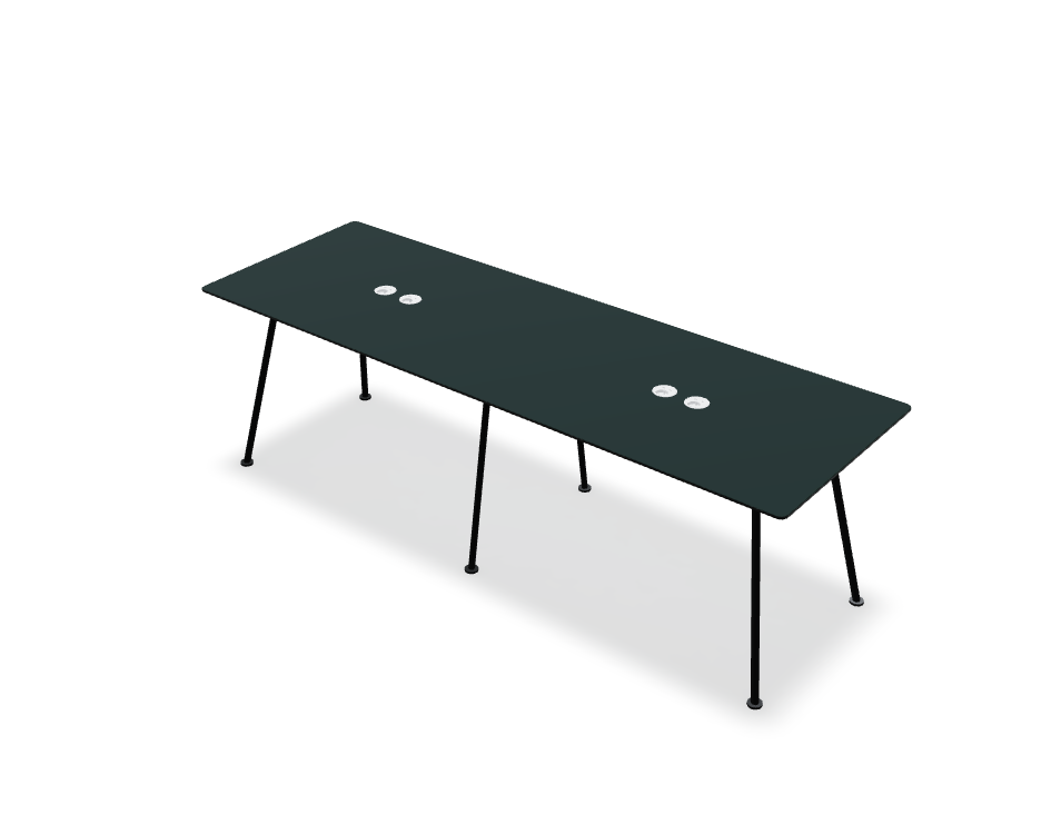 Stół NEW SCHOOL BENCH z mediabox EU – metal