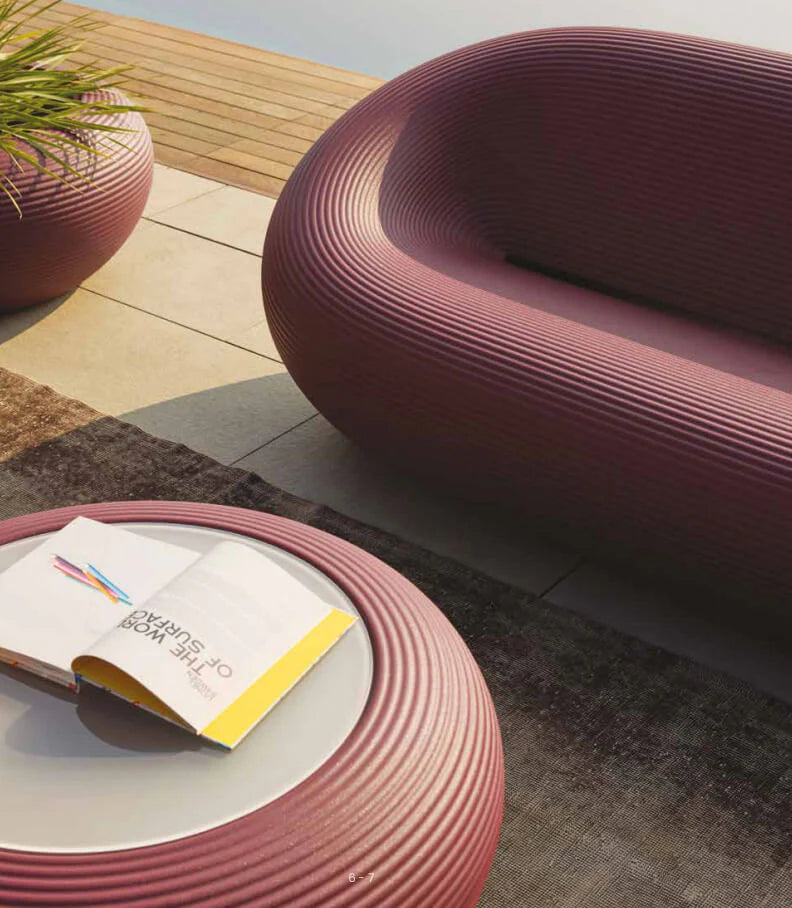 Buiten koffie tafel NAMI warm grijs