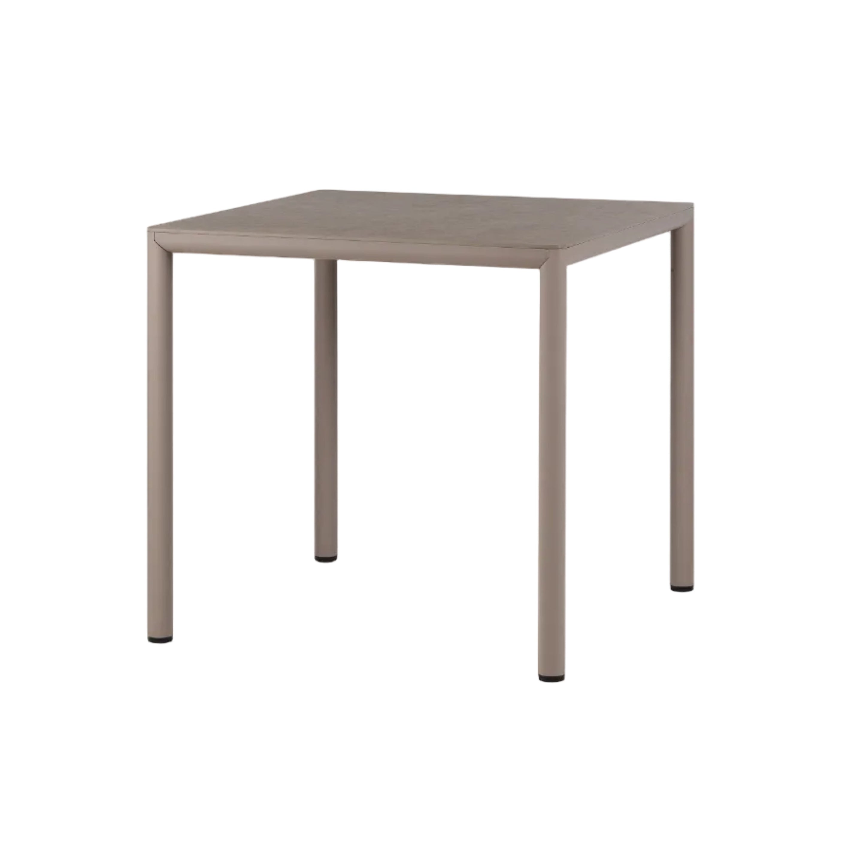 Quadratischer Außentisch PIAVE taupe