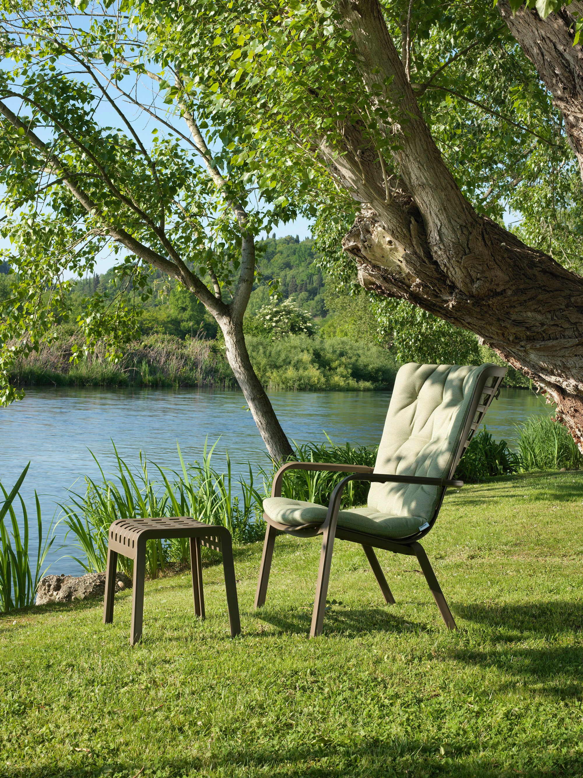 Buitenfauteuil FOLIO bruin