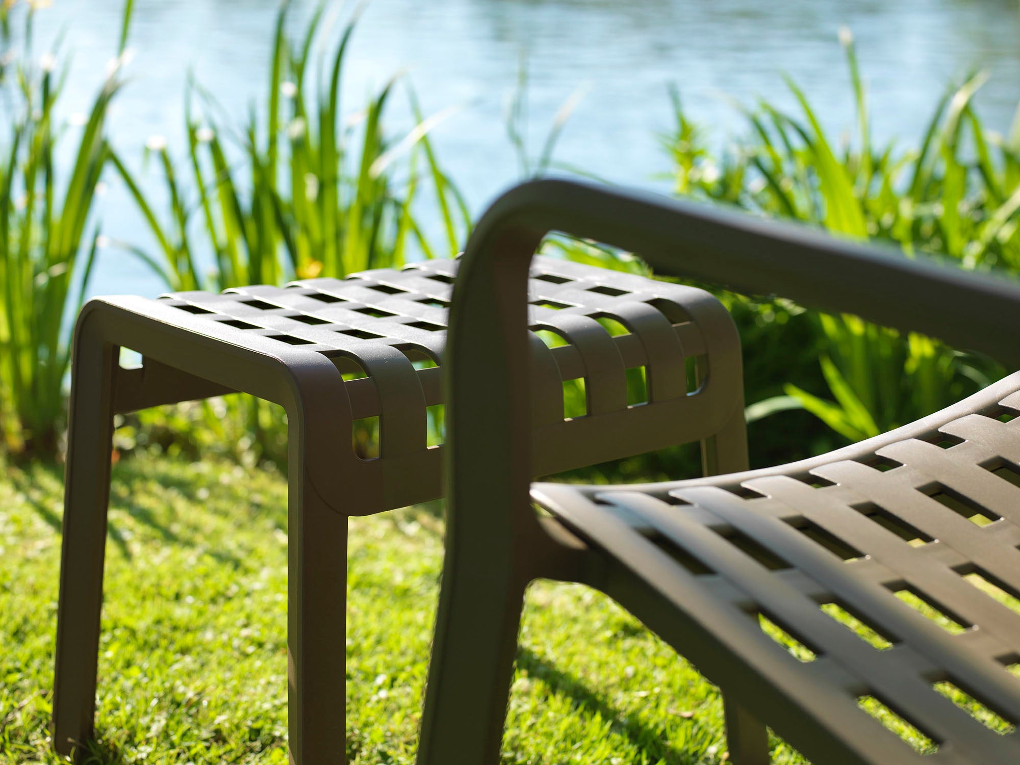 Buitenfauteuil FOLIO bruin