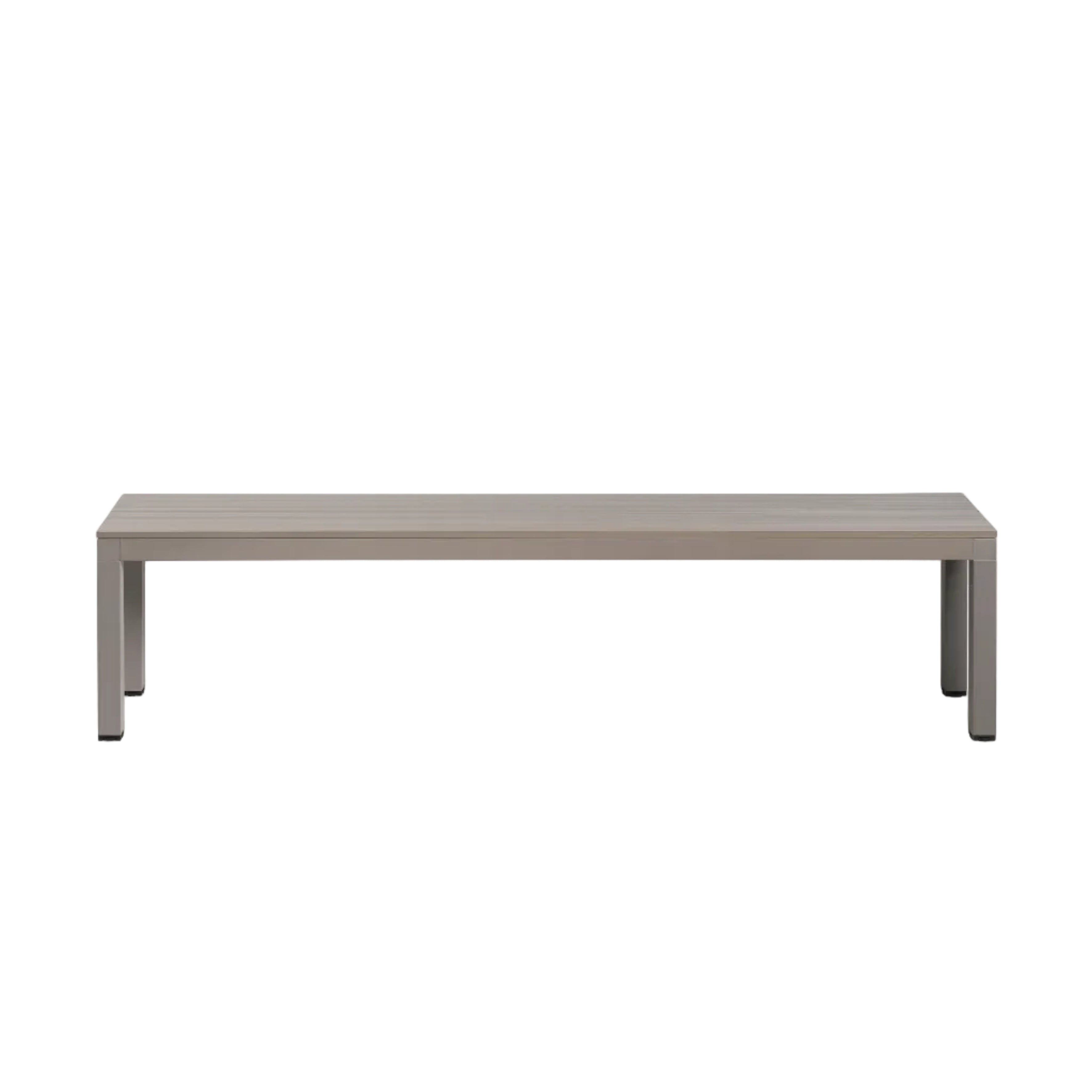 Ławka zewnętrzna RIO taupe – styl minimalistyczny