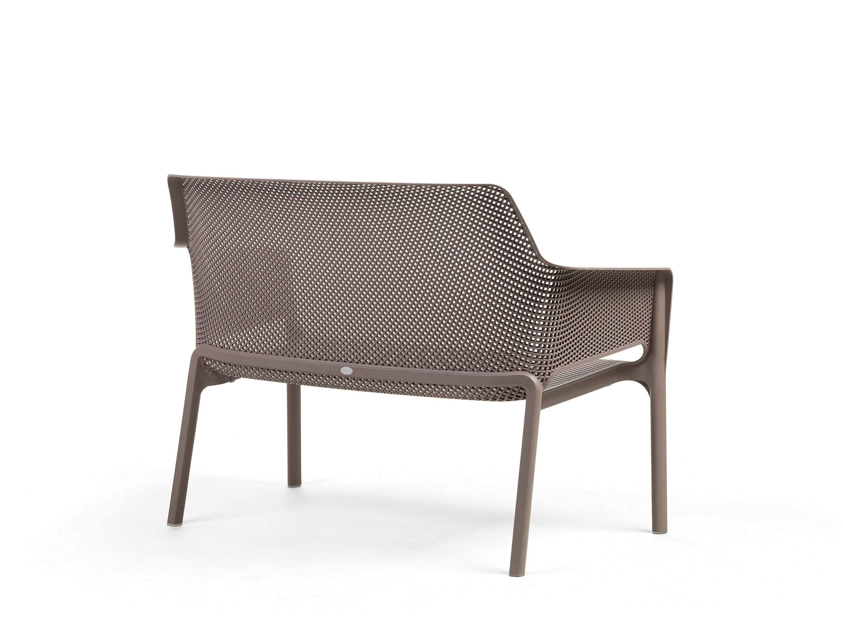NET taupe outdoor bench