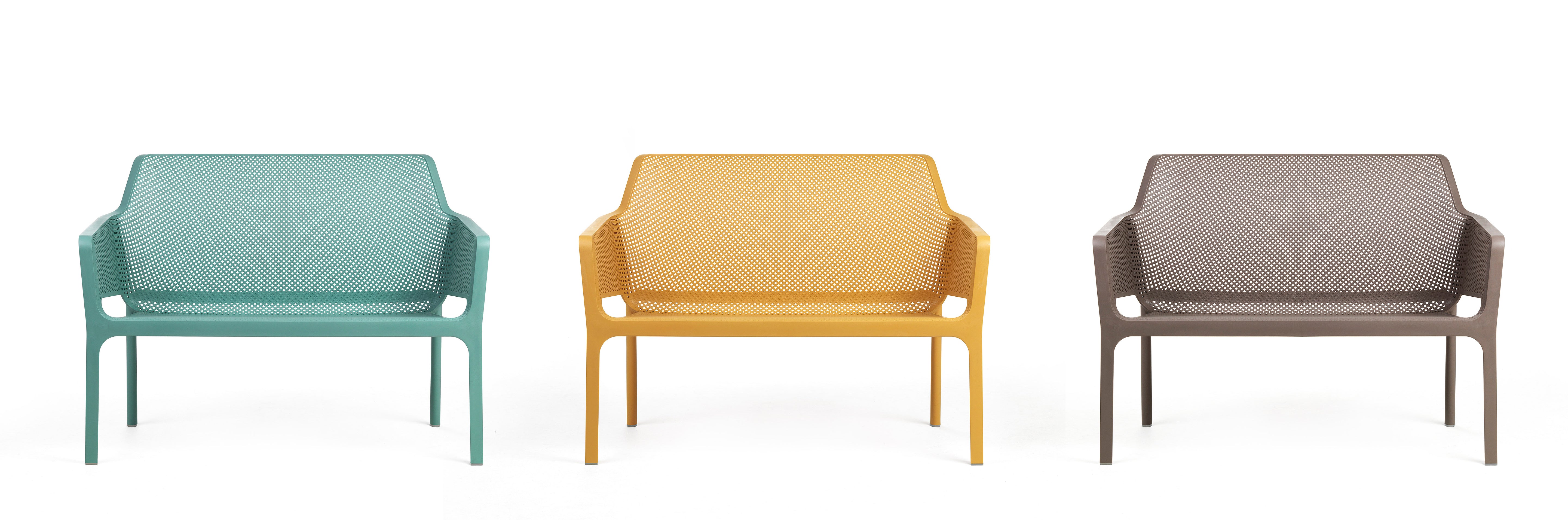 NET Outdoor Bench Mustard