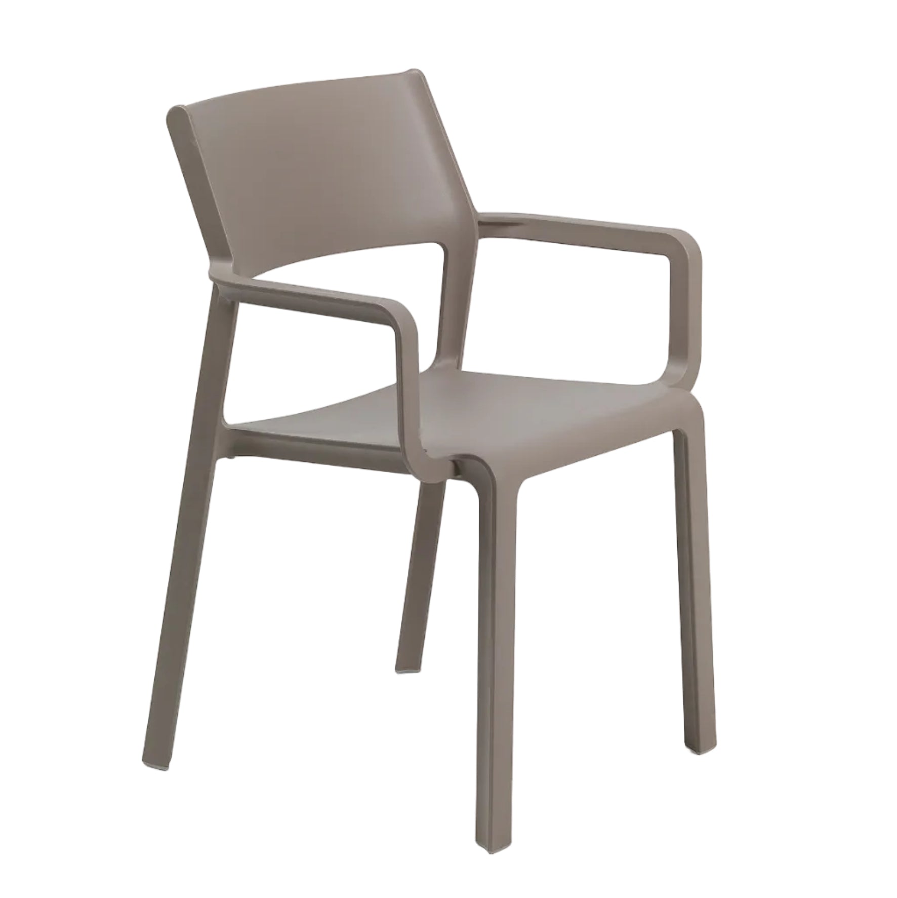 Buitenstoel met armleuningen TRILL taupe