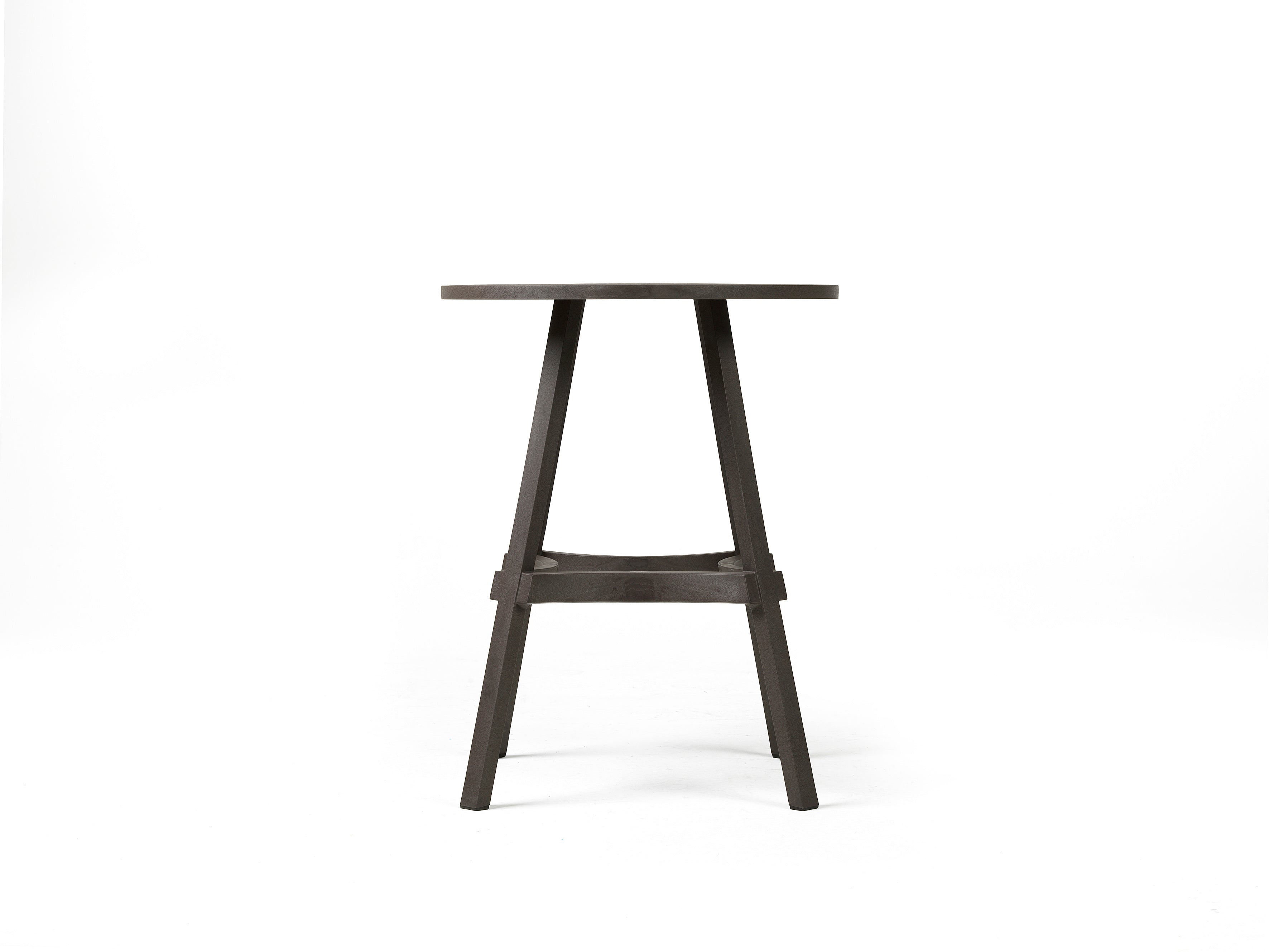 Buiten tafel rond COMBO aardachtig bruin