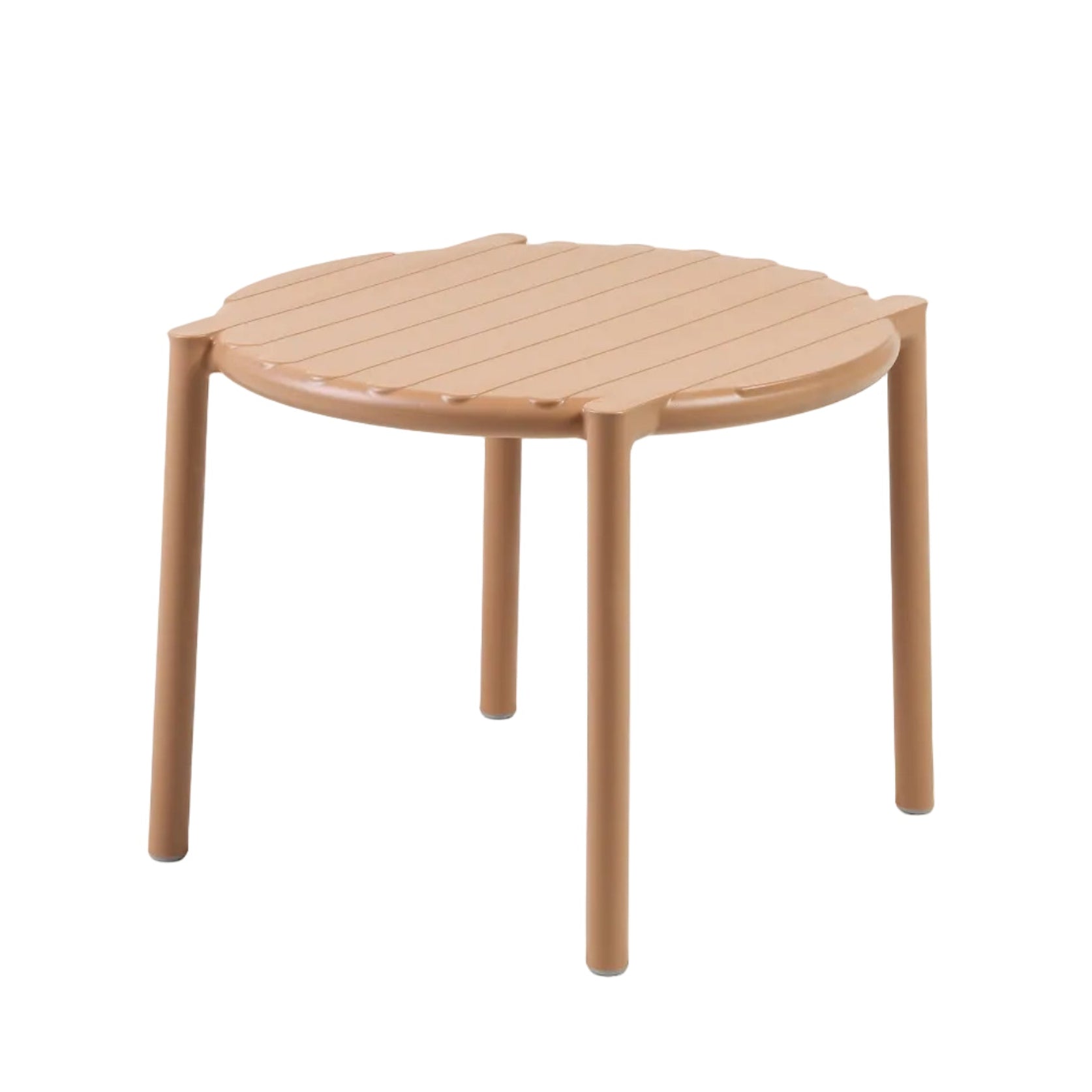 Ronde buitenbijzettafel DOGA cappuccino