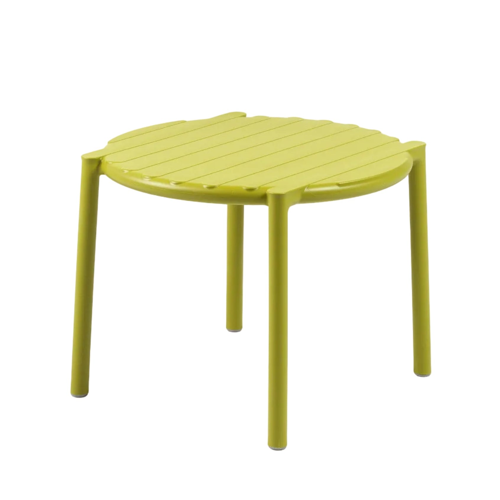 Ronde buitenbijzettafel DOGA peren groen