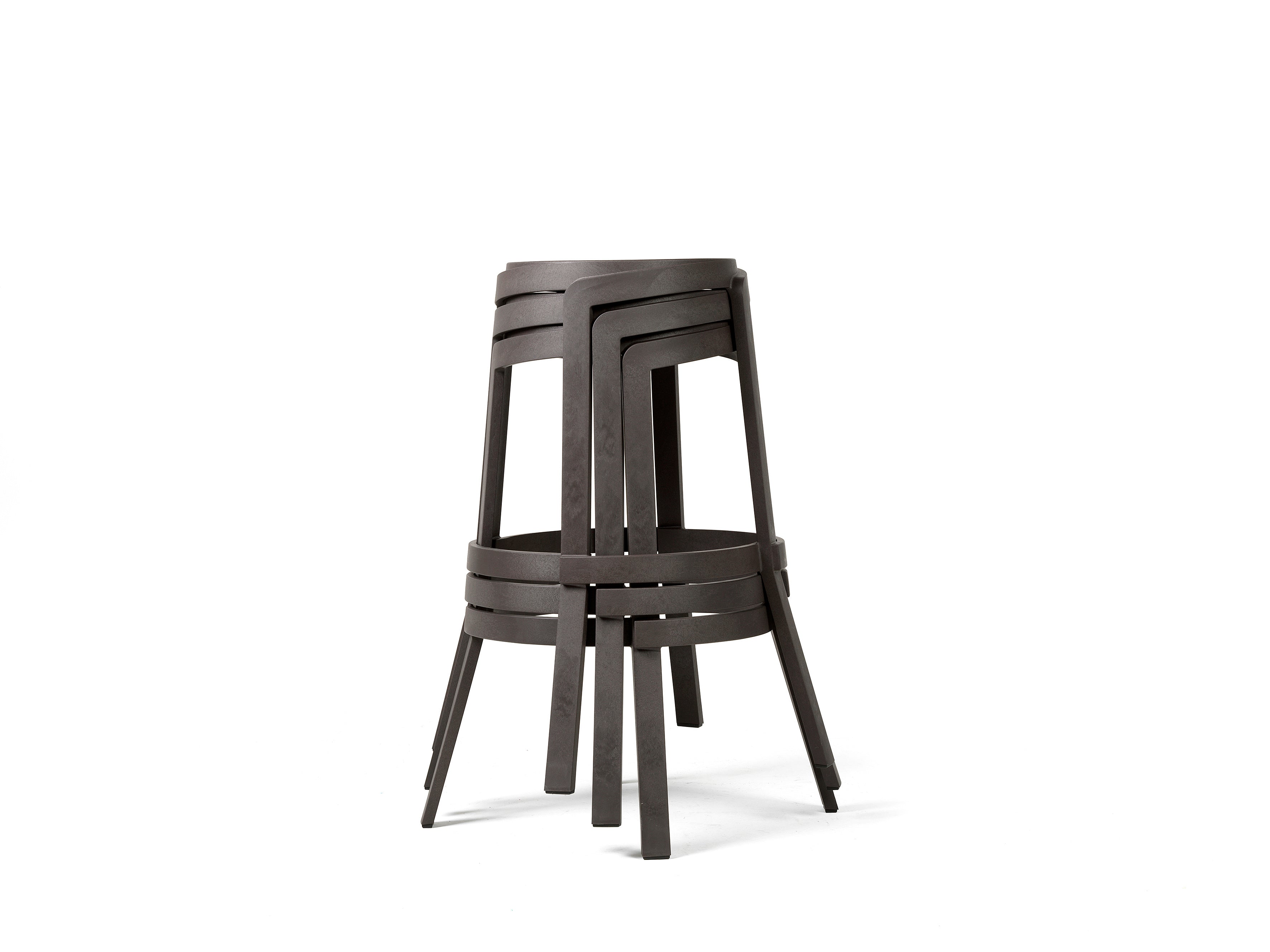Hocker buiten STACK aardachtig bruin