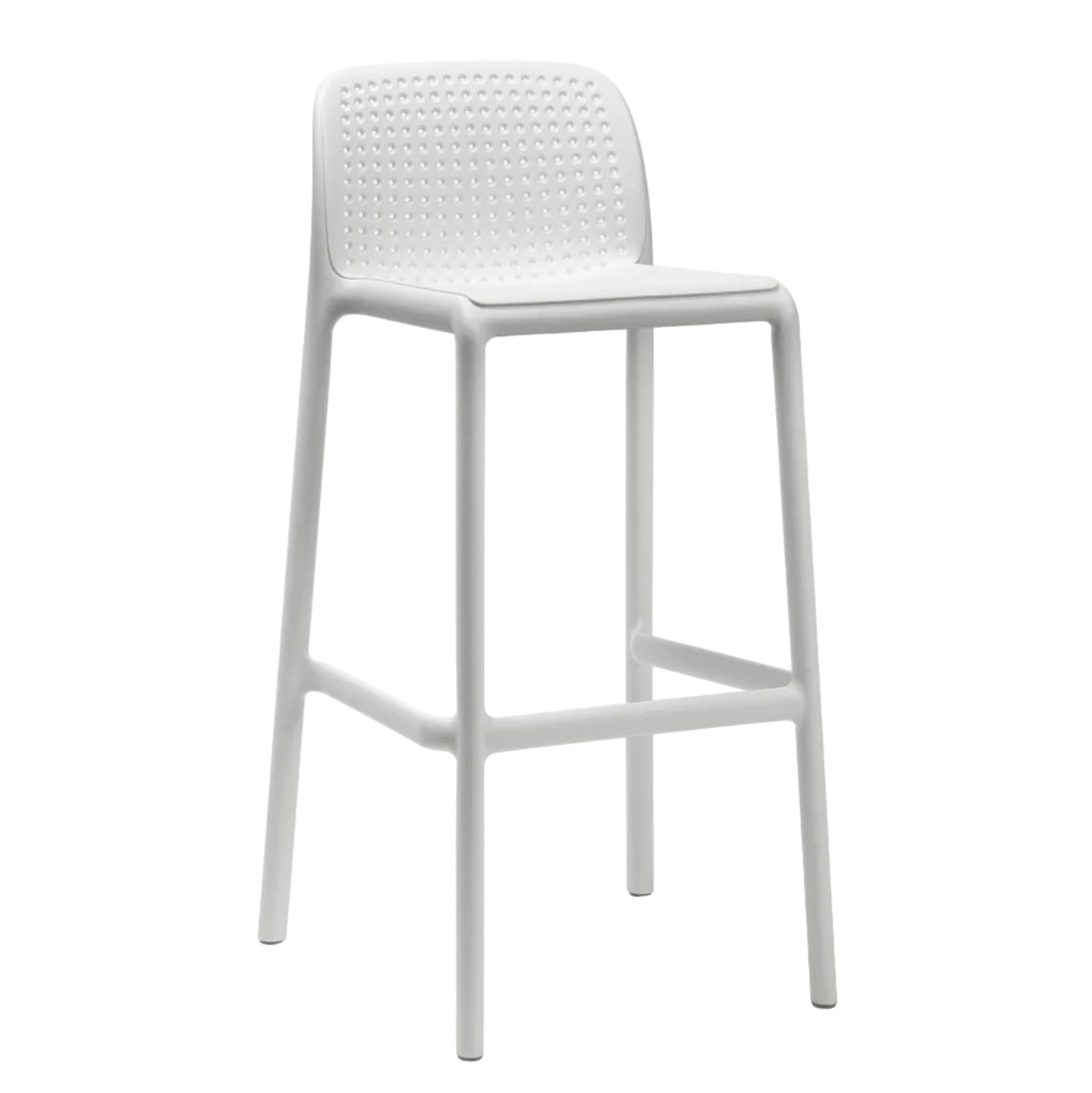 Outdoor stool LIDO white