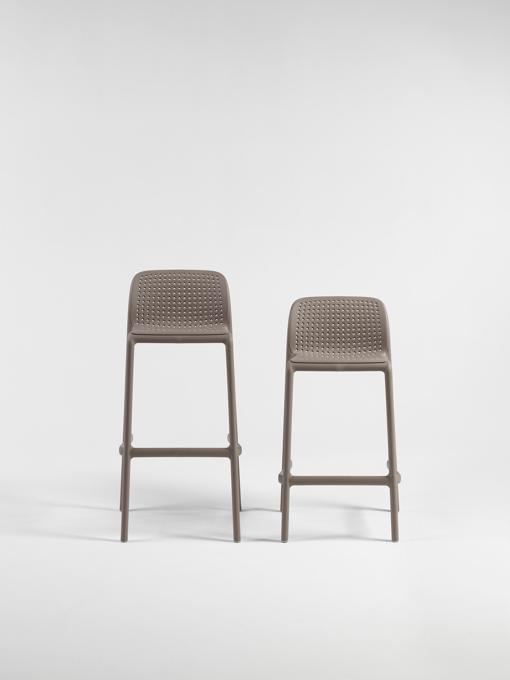 Outdoor stool LIDO white