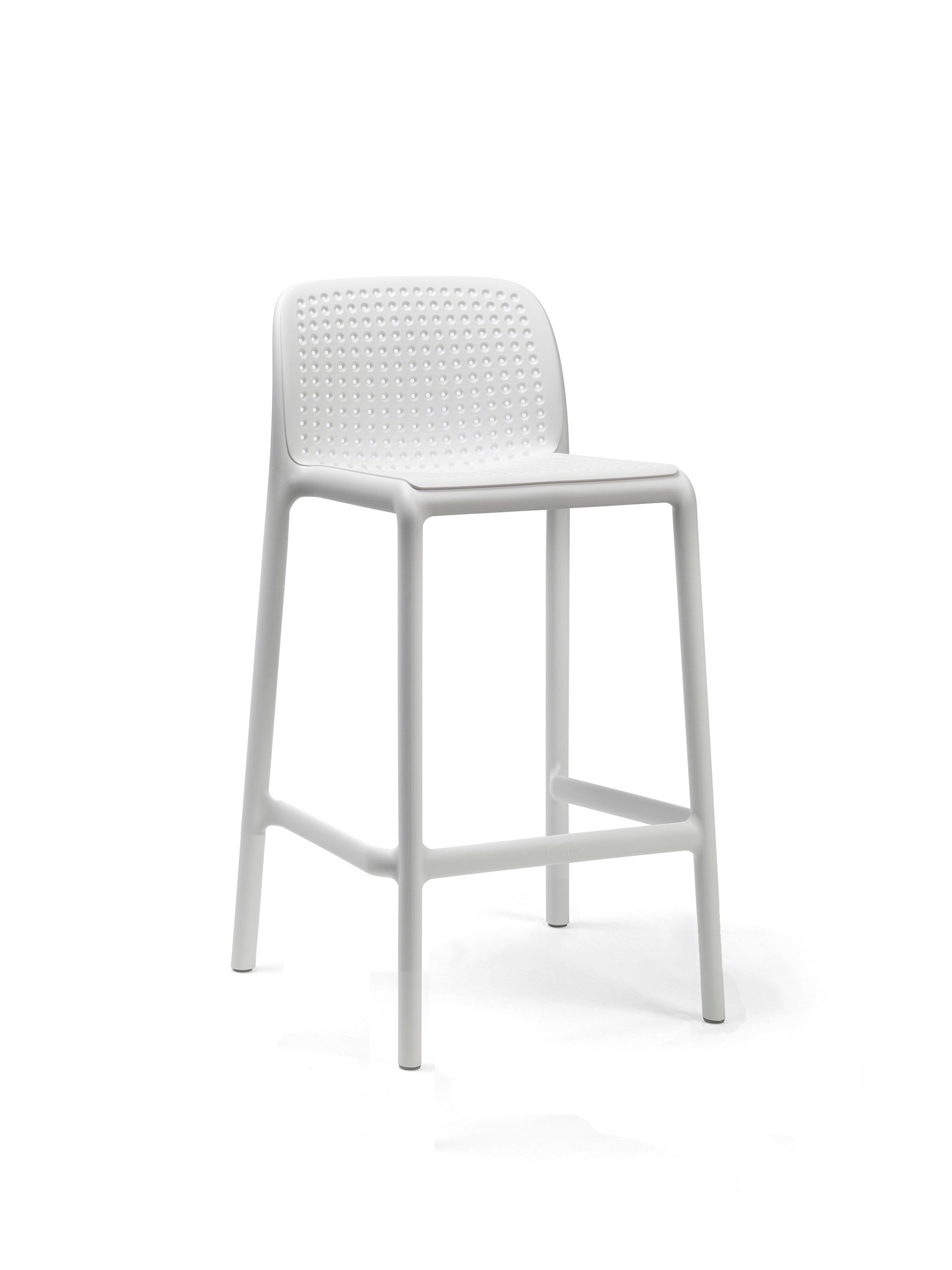 Outdoor stool LIDO white