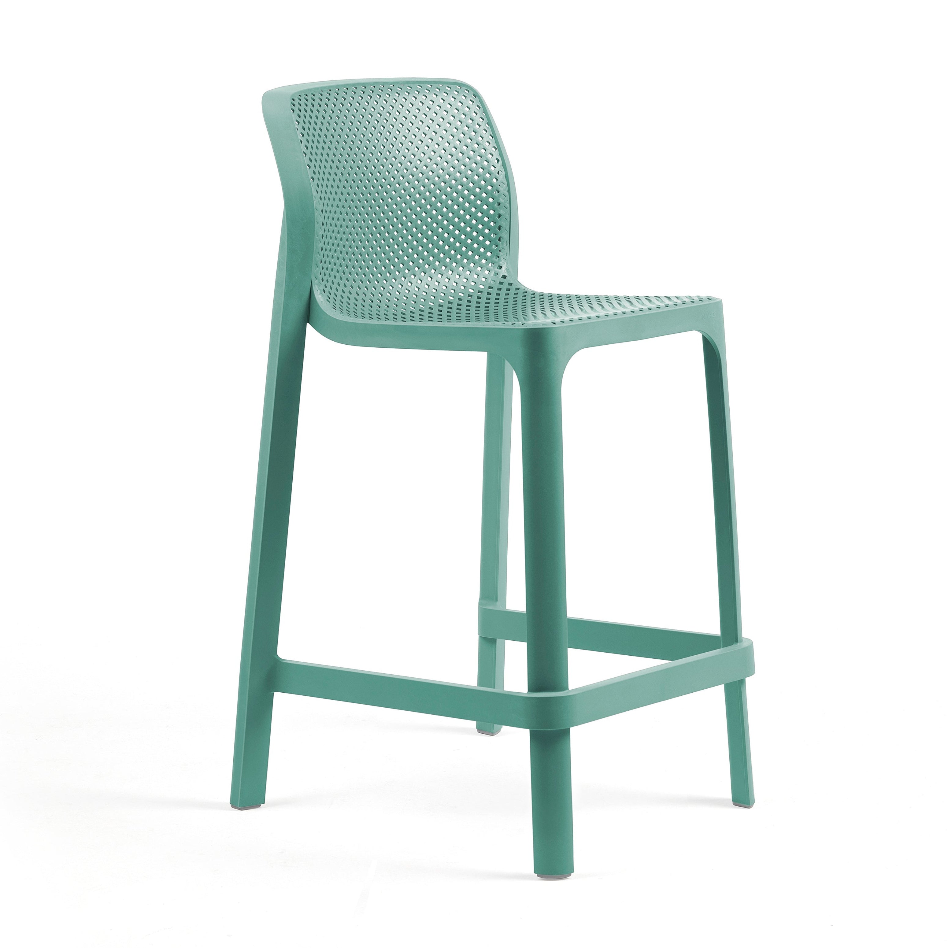 Outdoor Stool NET Turquoise