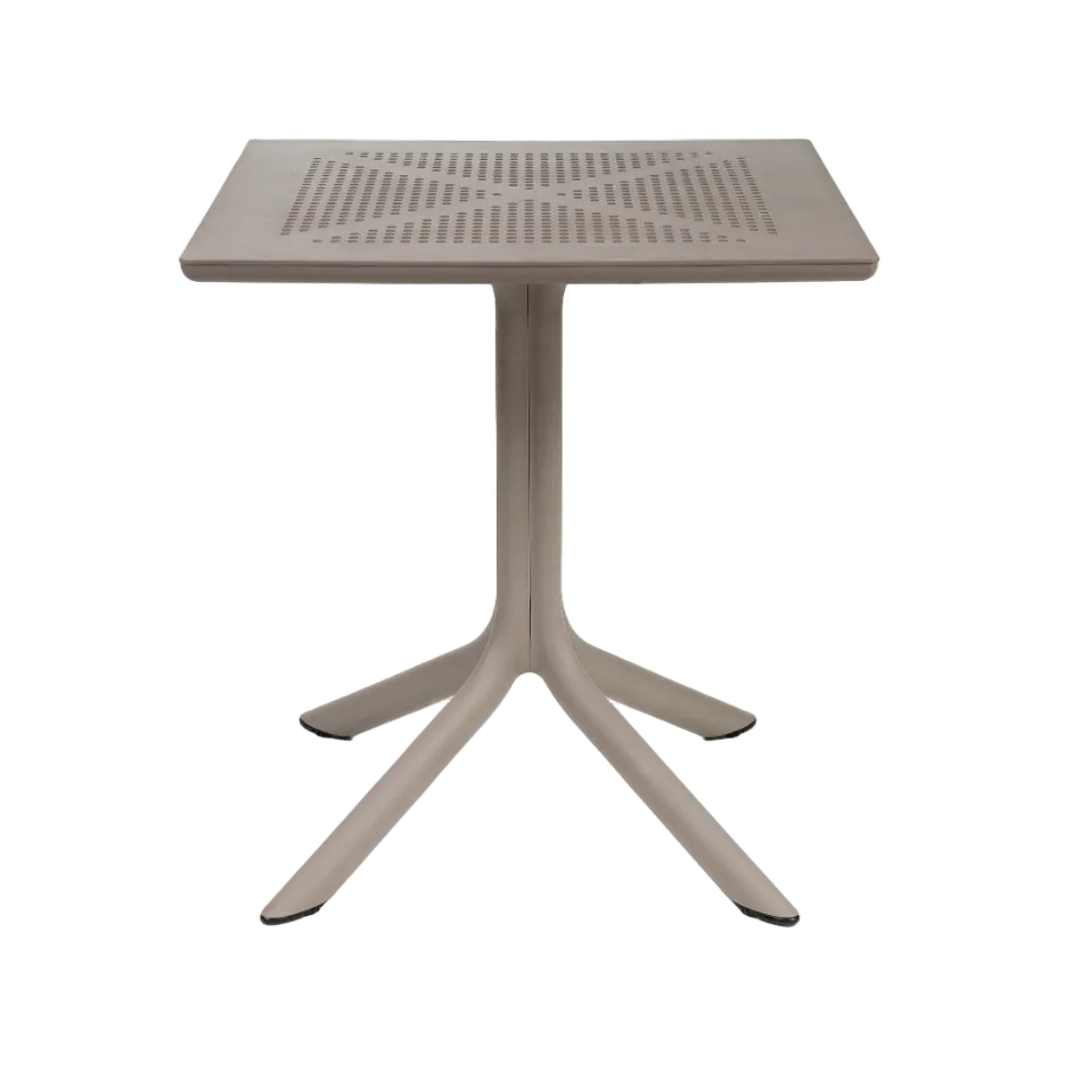 Buiten vierkante tafel CLIP taupe