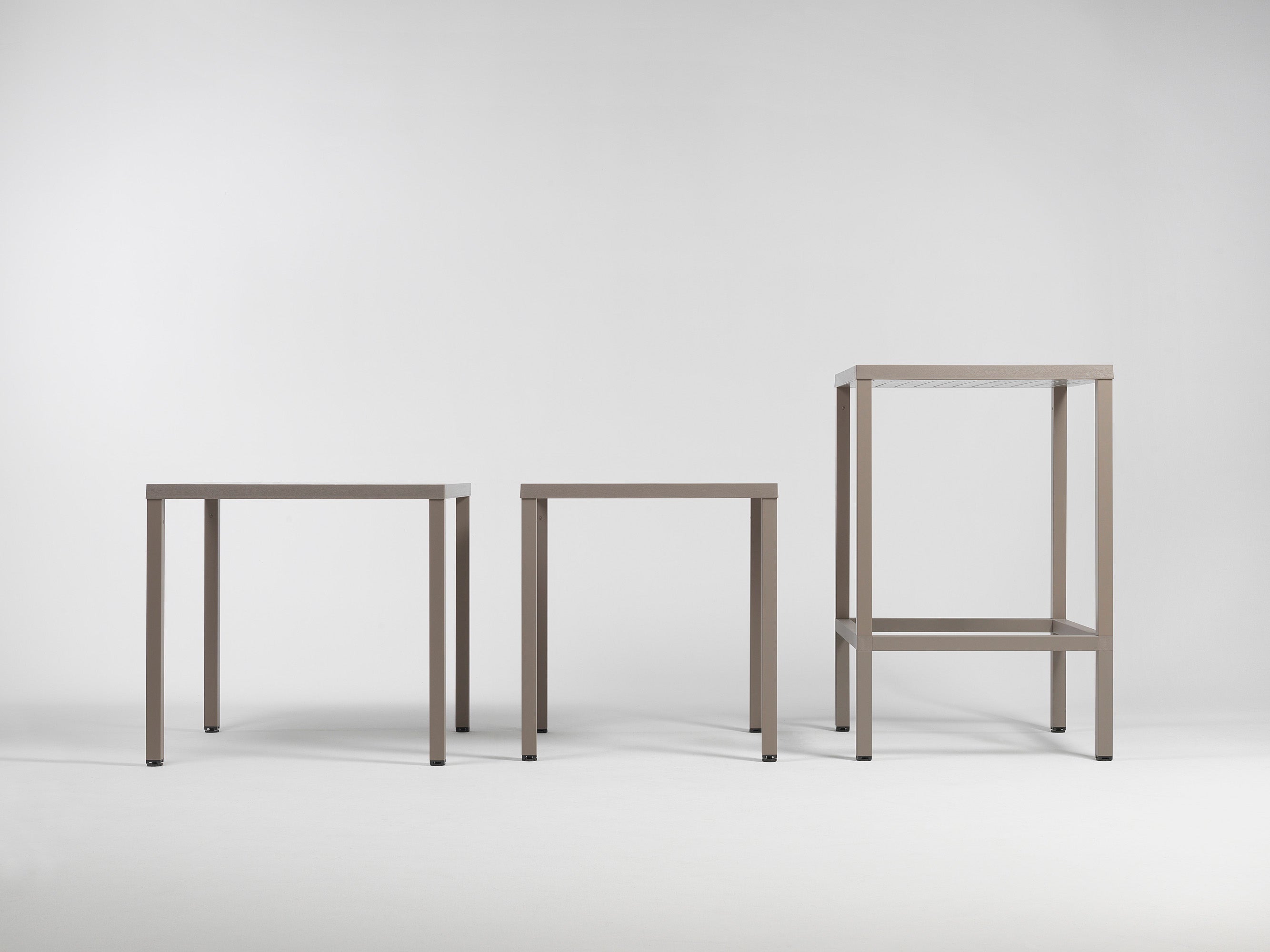 CUBE Taupe Square Outdoor Table