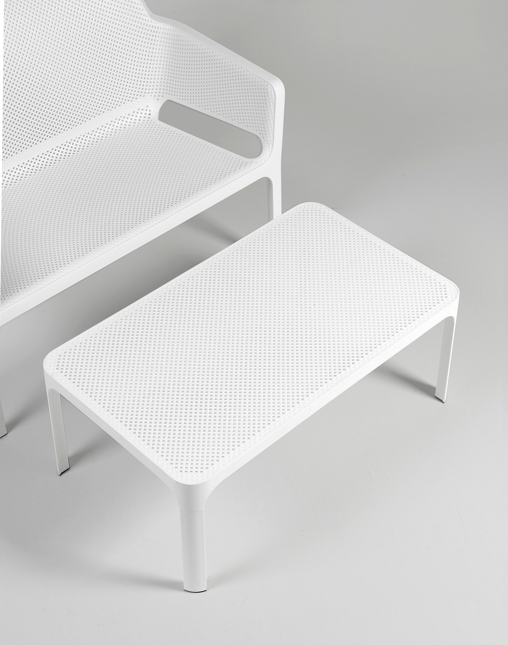 Buiten tafel NET wit