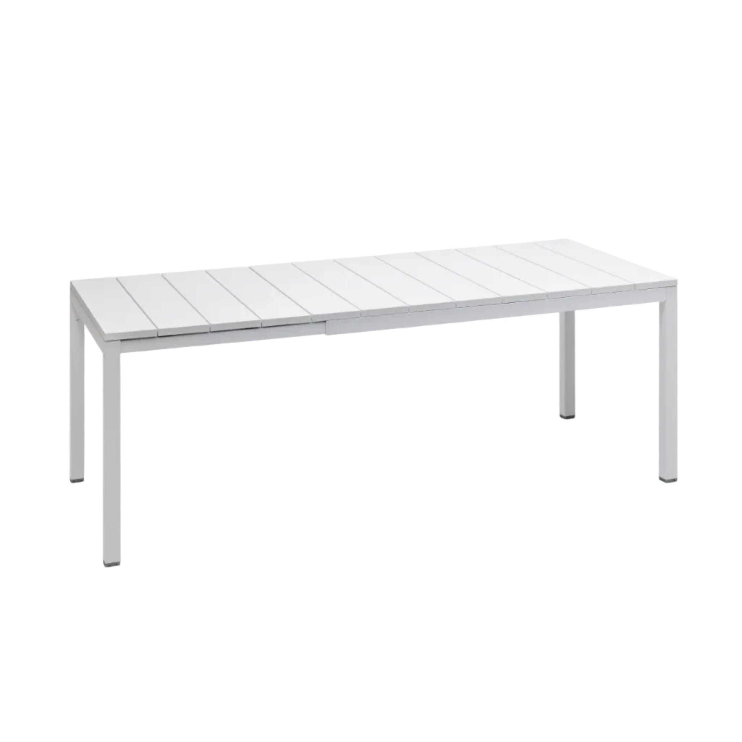 Uitschuifbare buiten tafel RIO wit