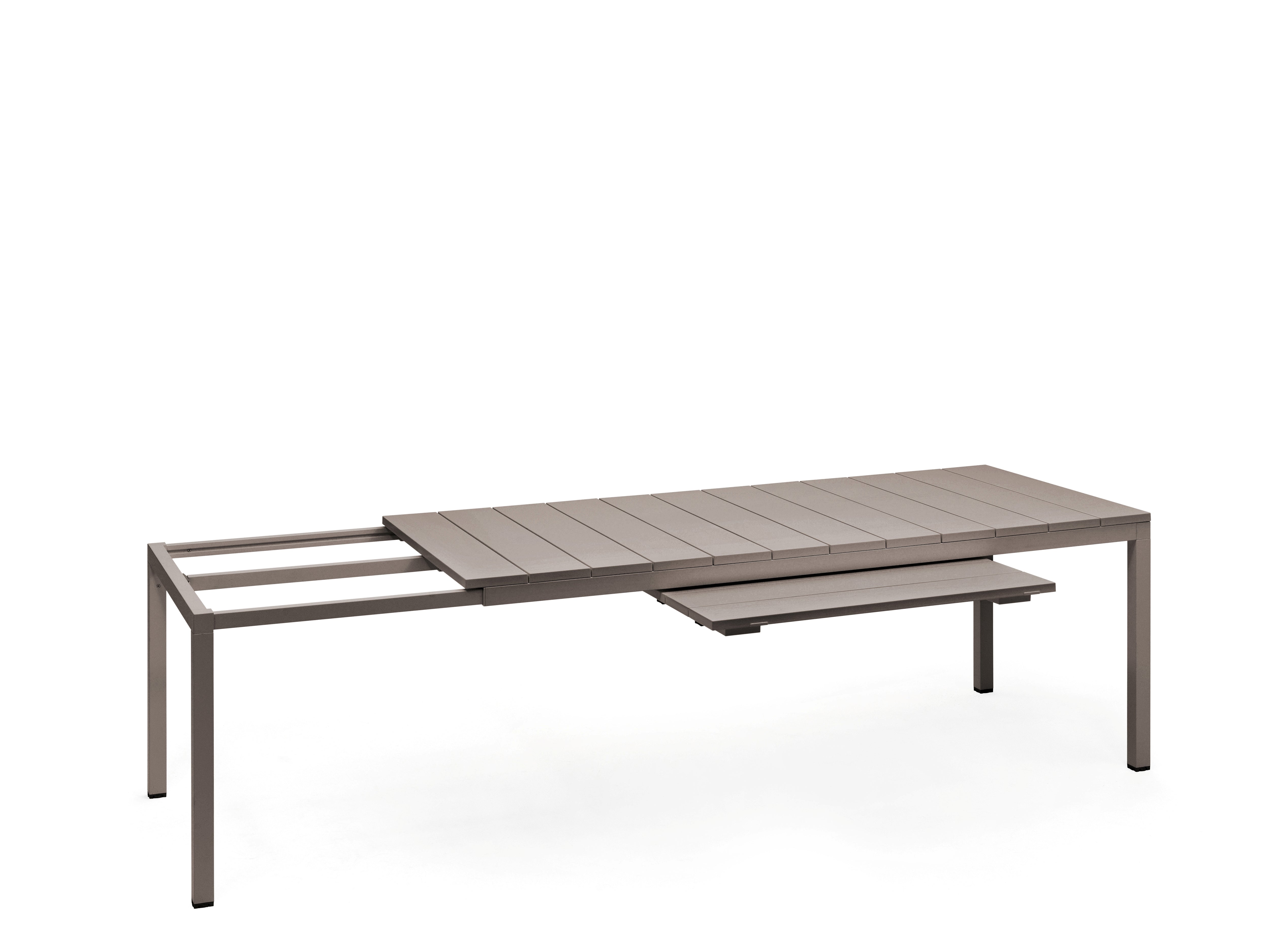Ausziehbarer Gartentisch RIO taupe