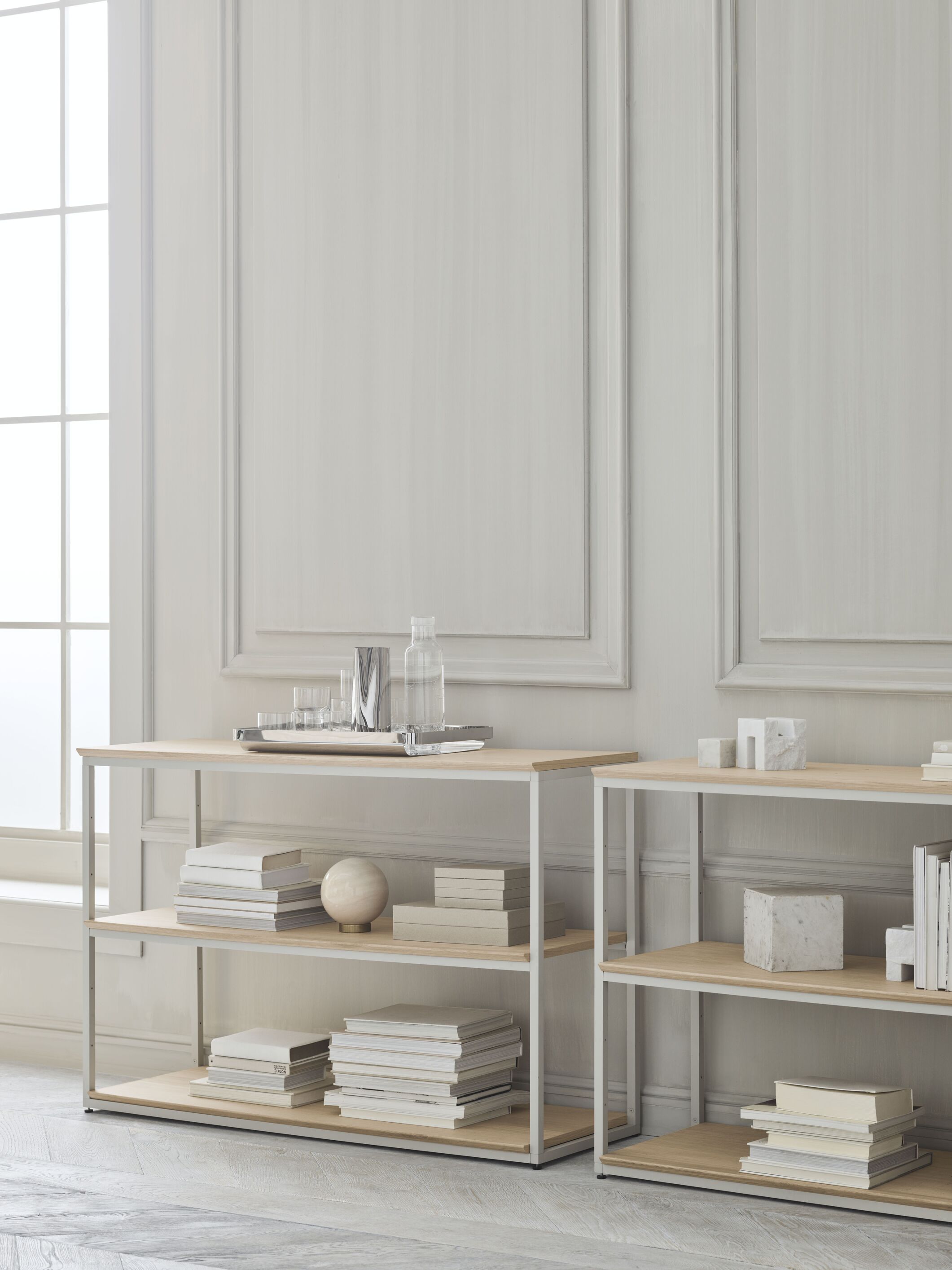 Lage kast NEUTRA grijs