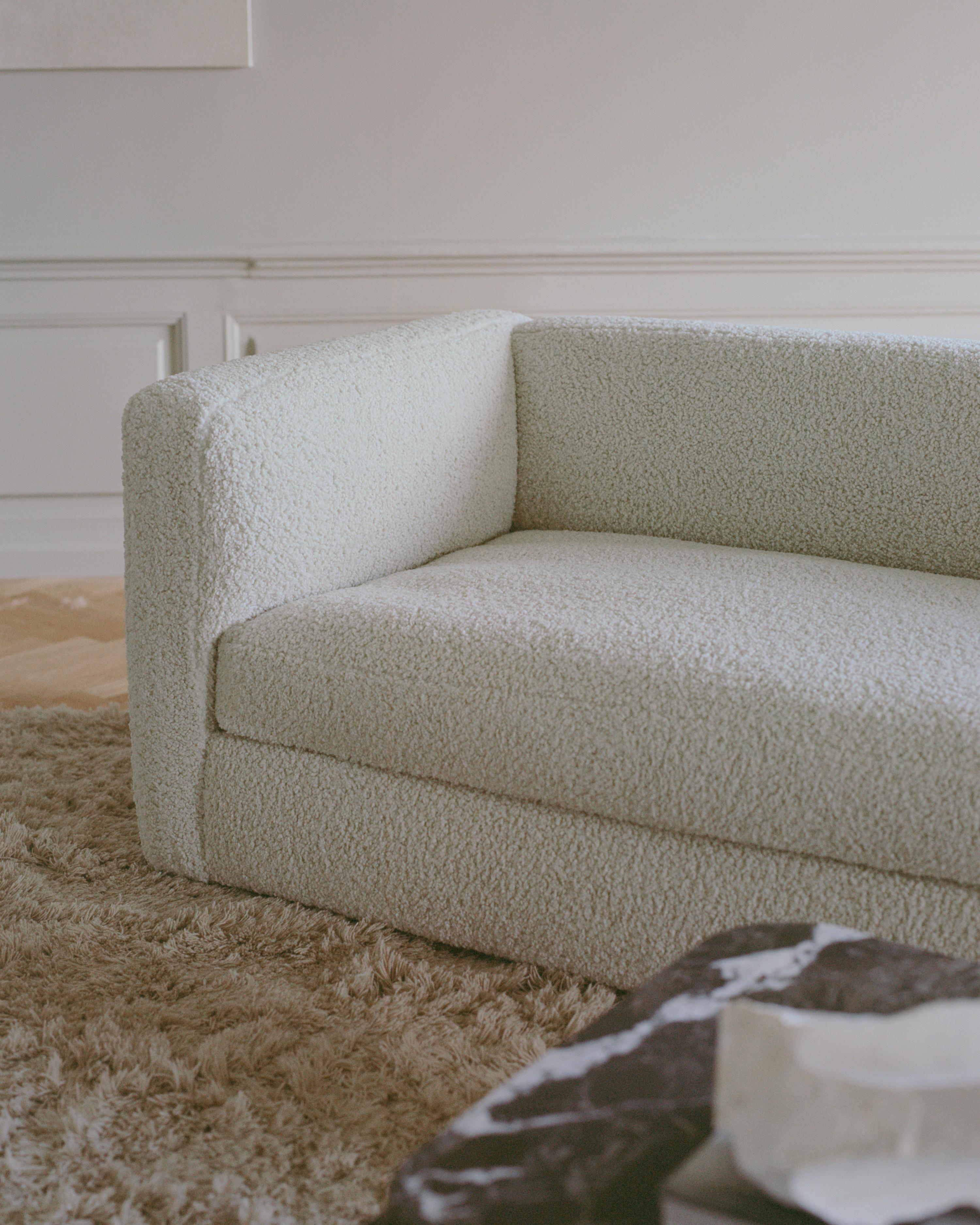 Modulaire bank CODA - brede linker eindelement gestoffeerd