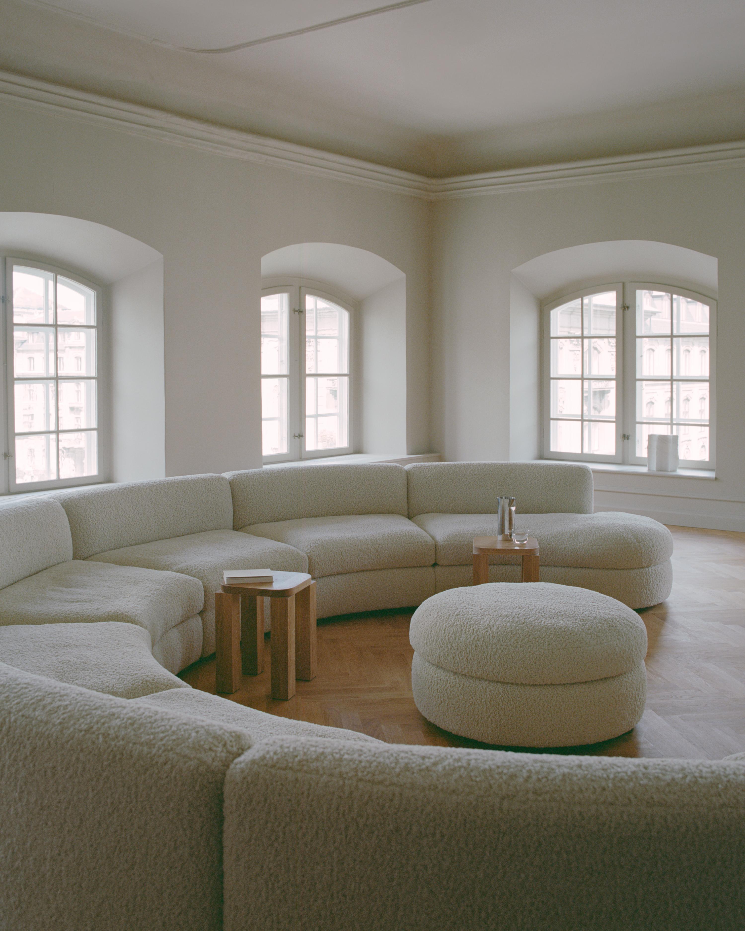 Modulaire bank CODA - brede gestoffeerde middenmodule