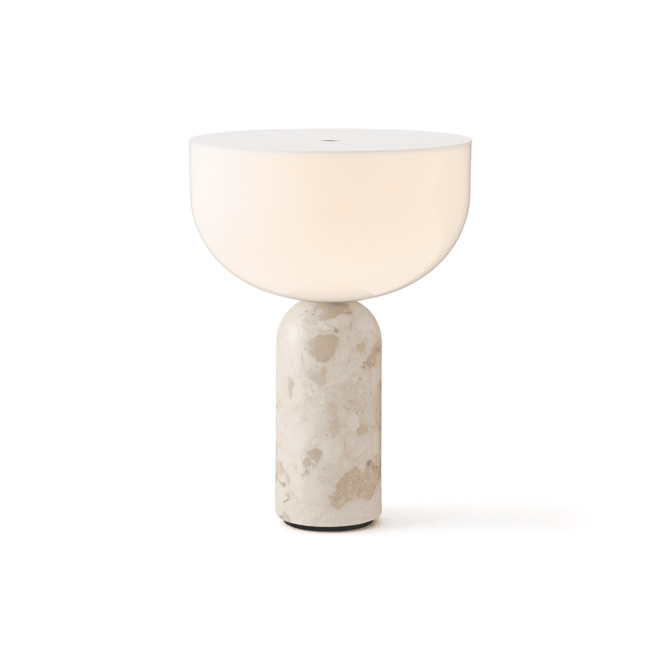 Kizu portable lamp cream marble