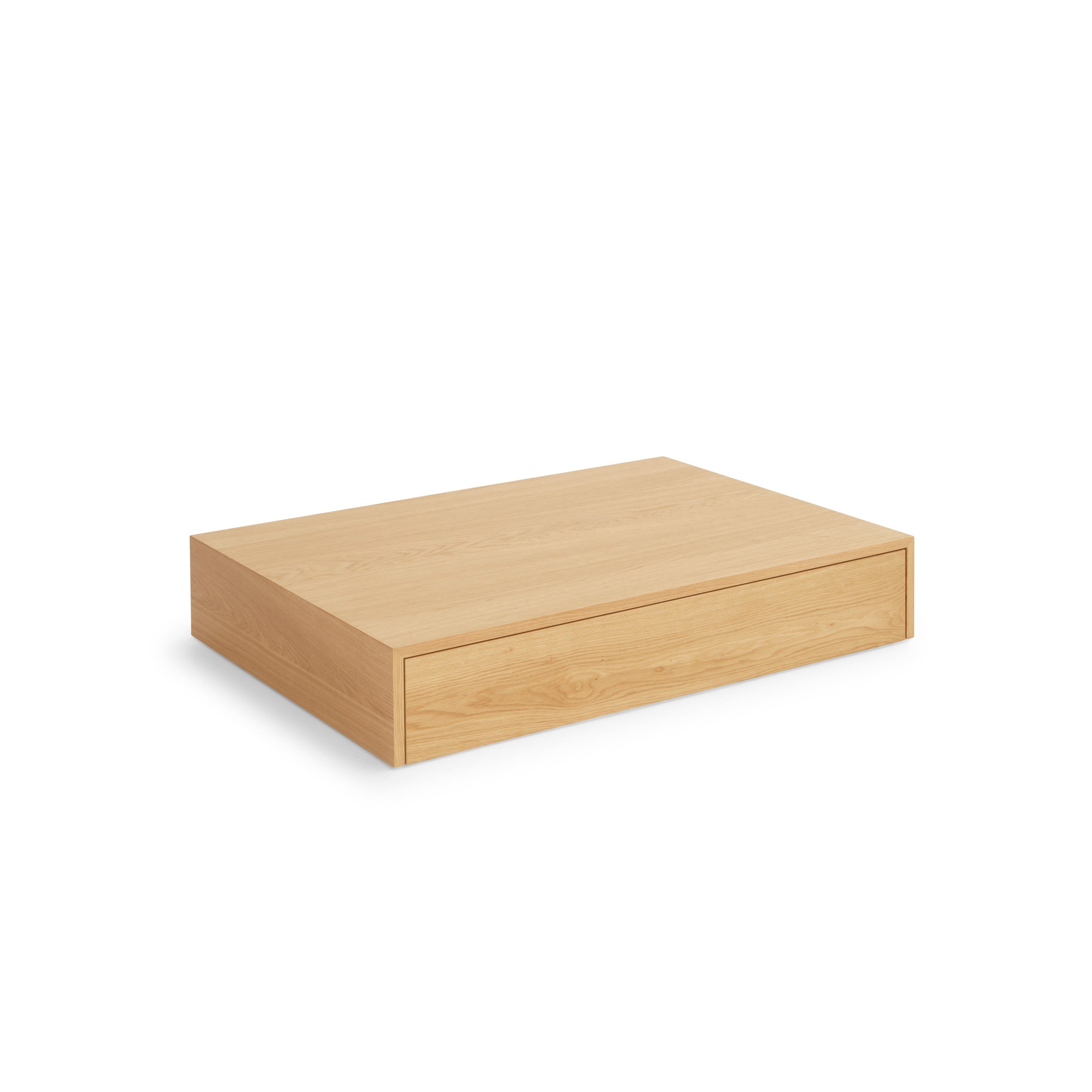 Coffee table with a drawer Mass Veneer oak