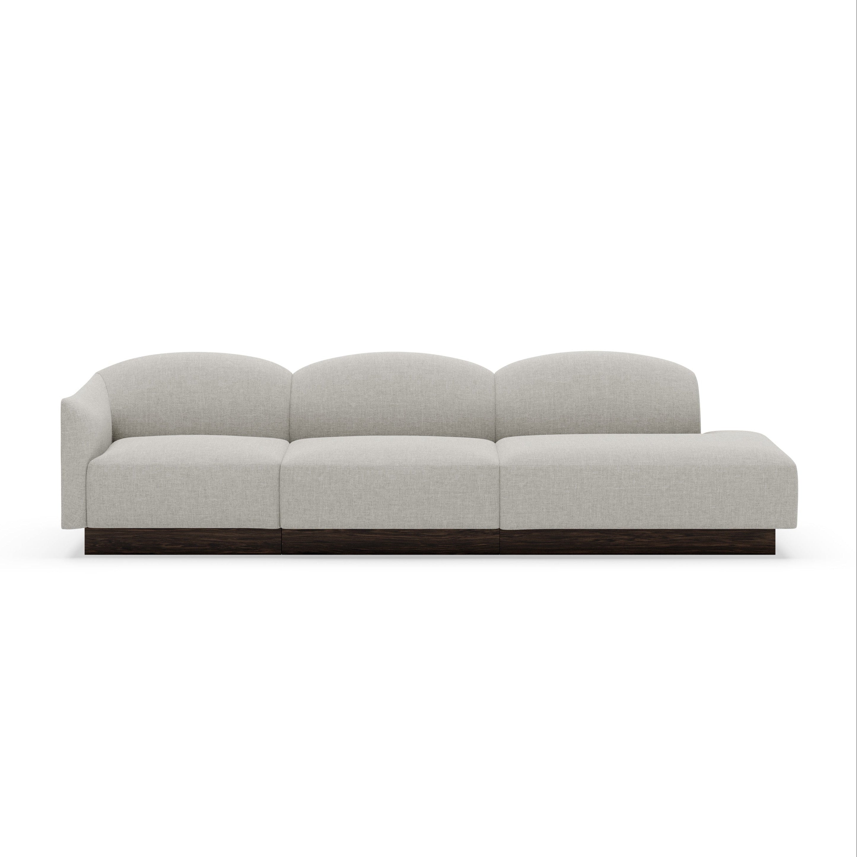 Modulares offenes Sofa rechts SHORE personalisierbar