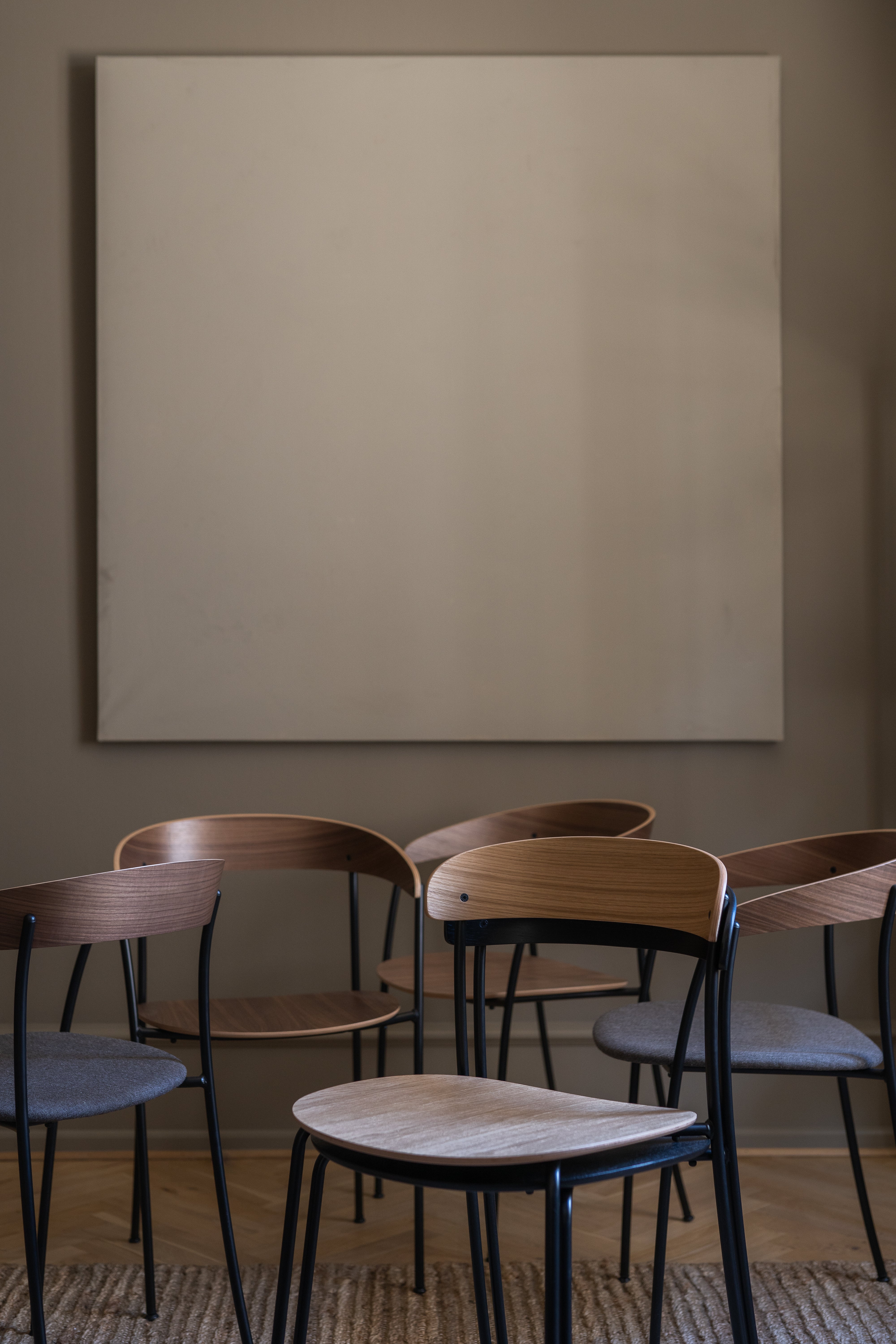 Fauteuil met armleuningen MISSING notenhoutfineer