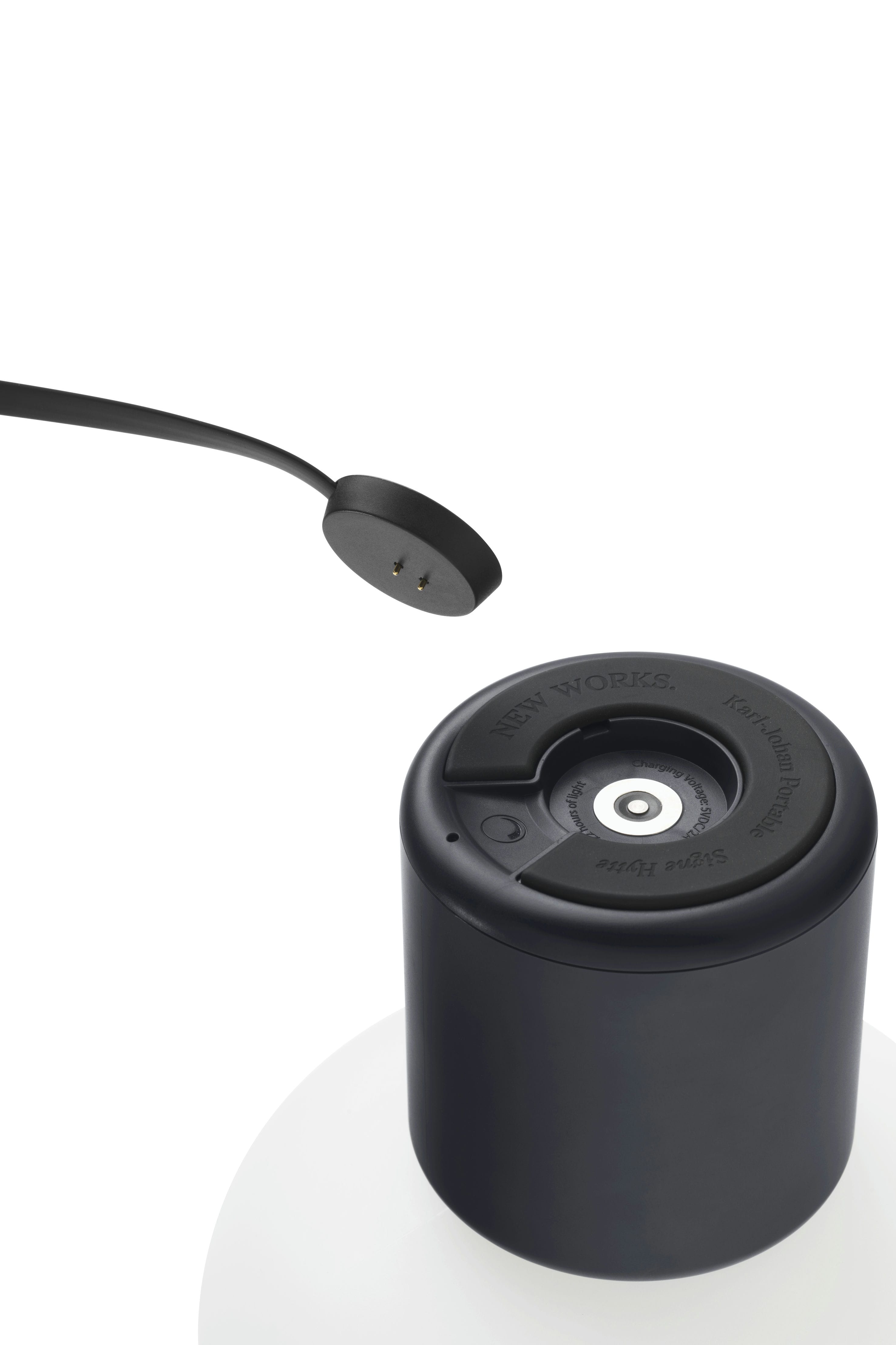 Draagbare lamp KARL-JOHAN zwart