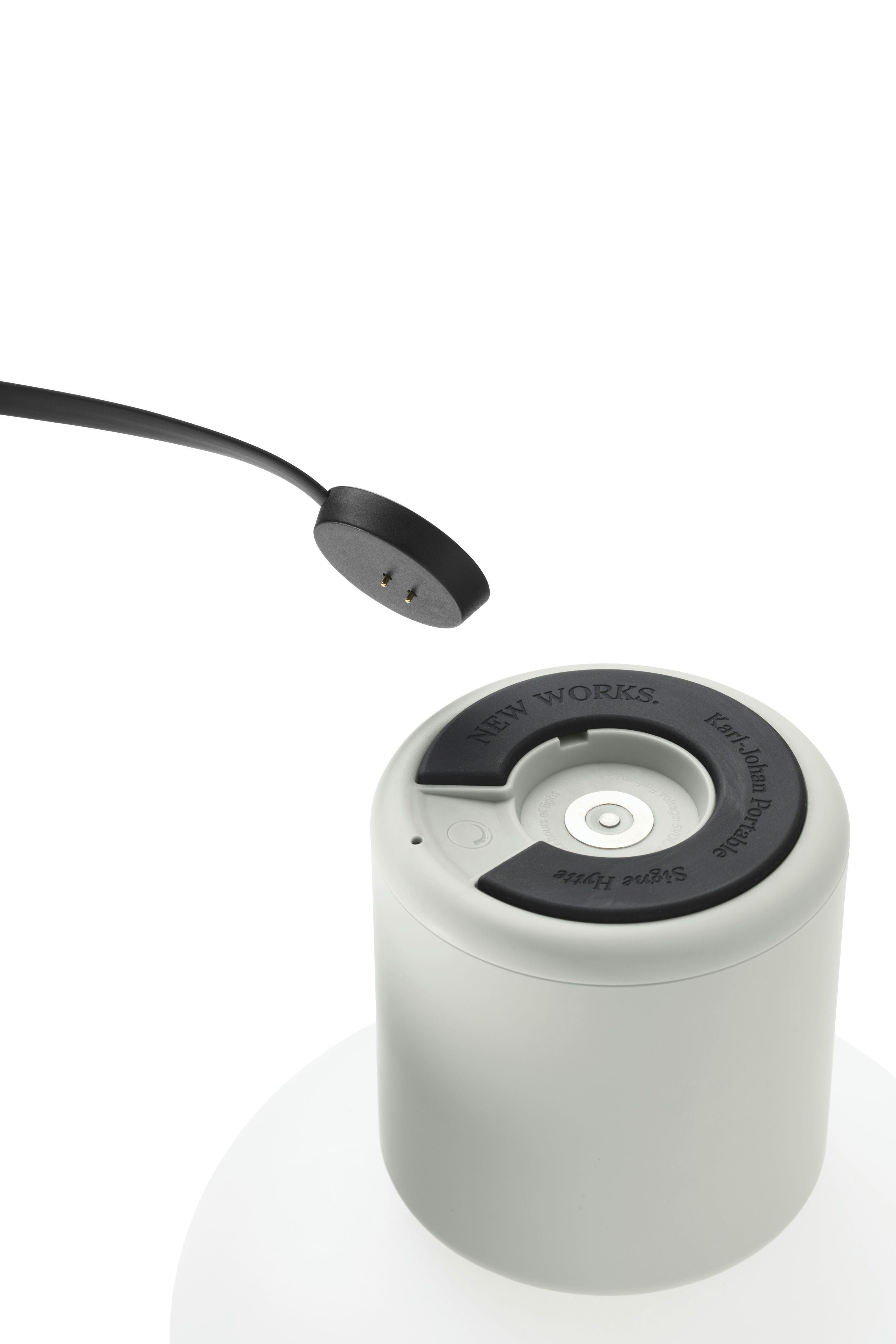 Draagbare lamp KARL-JOHAN lichtgrijs