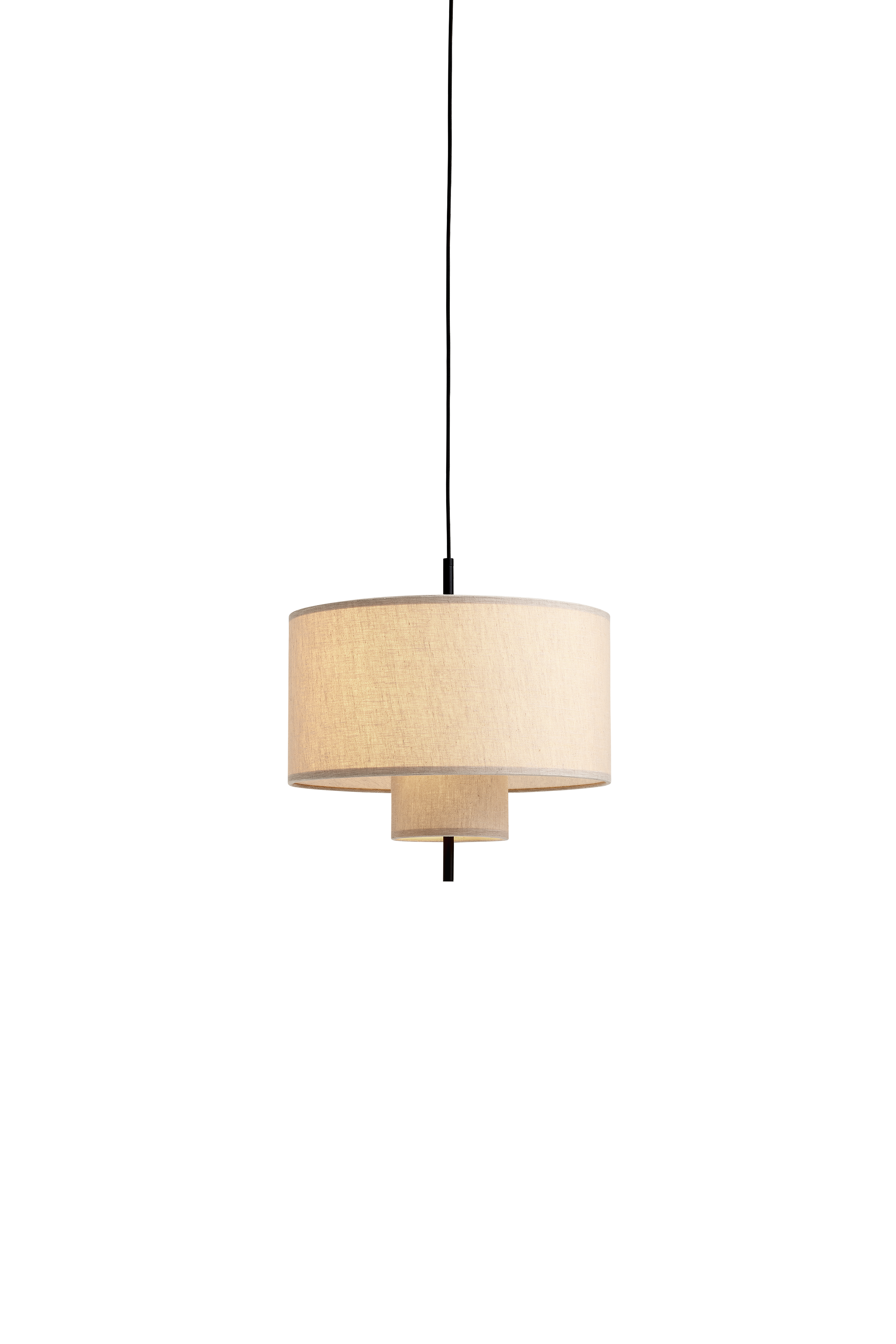 Beige margin hanging lamp