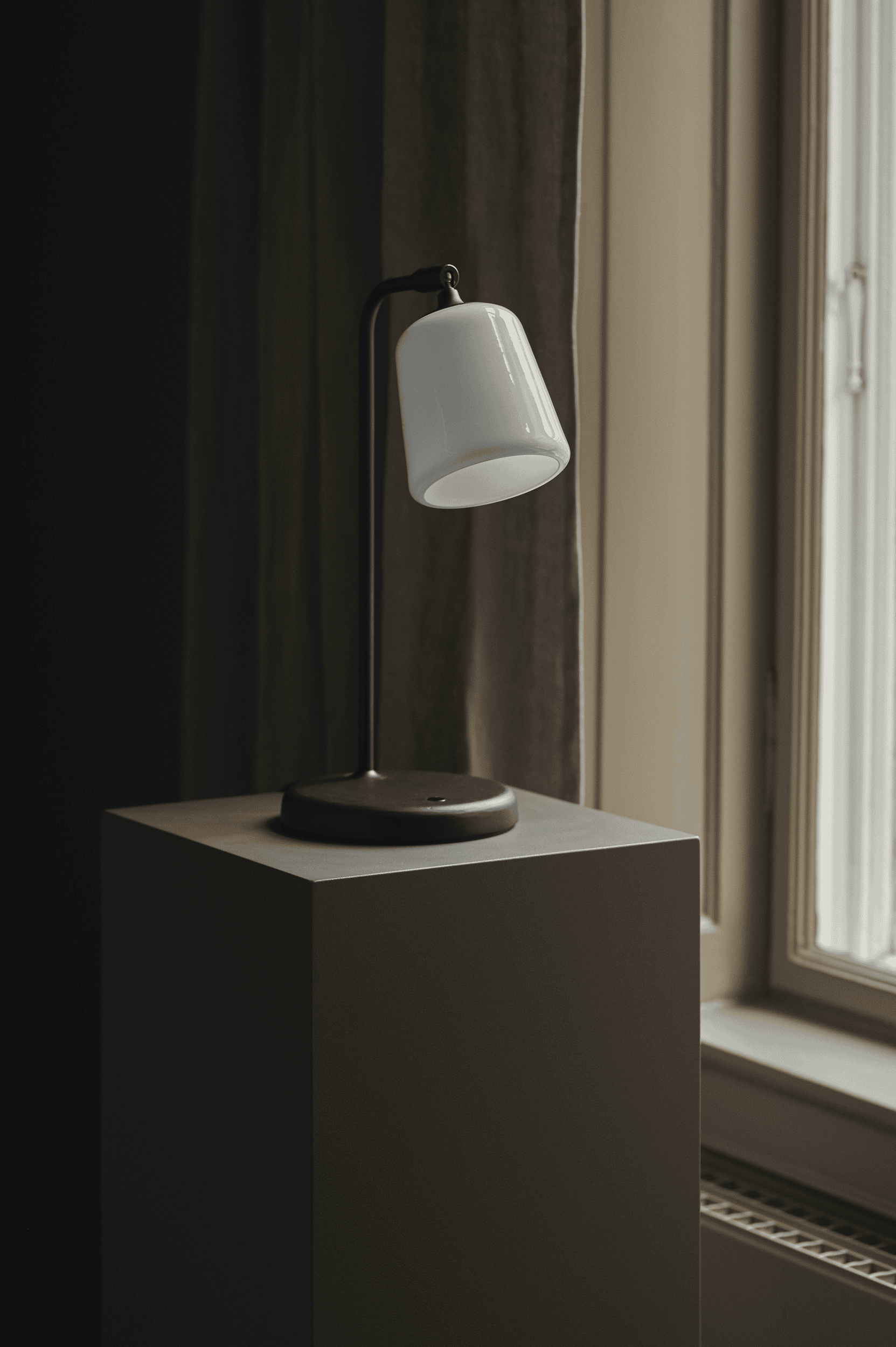 Schreibtischlampen -Eichenmaterial