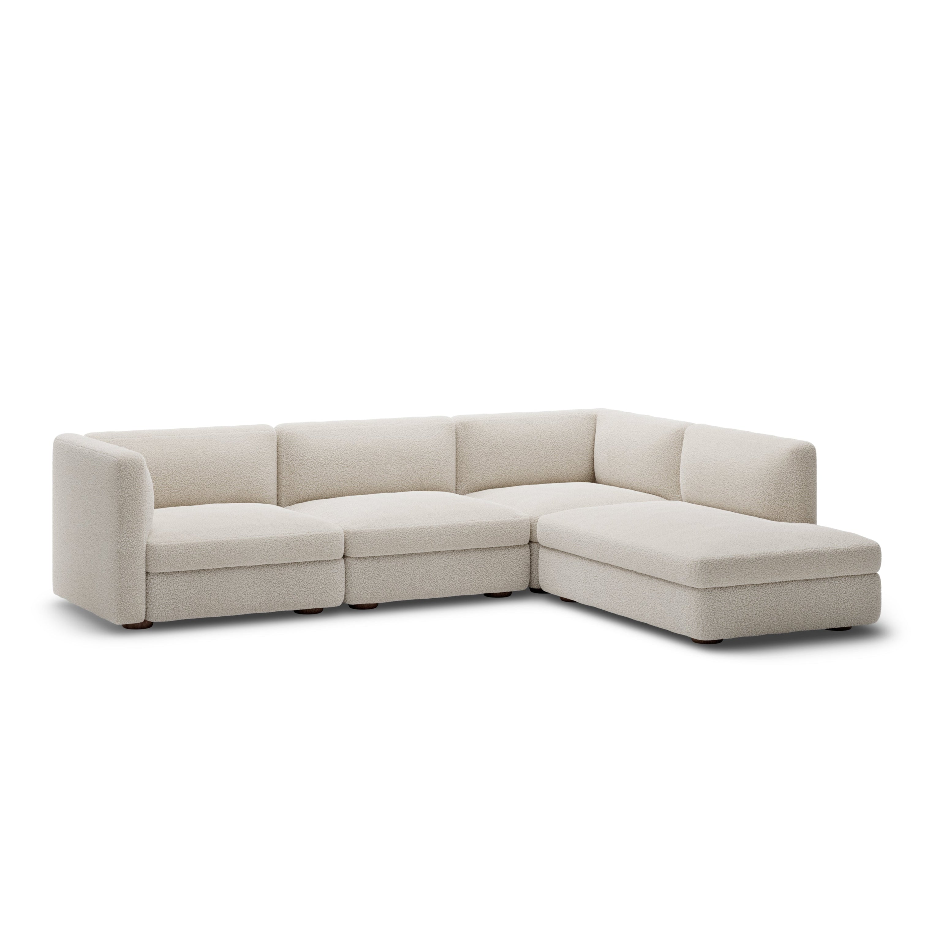 CODA modular sofa - open -sided upholstered element