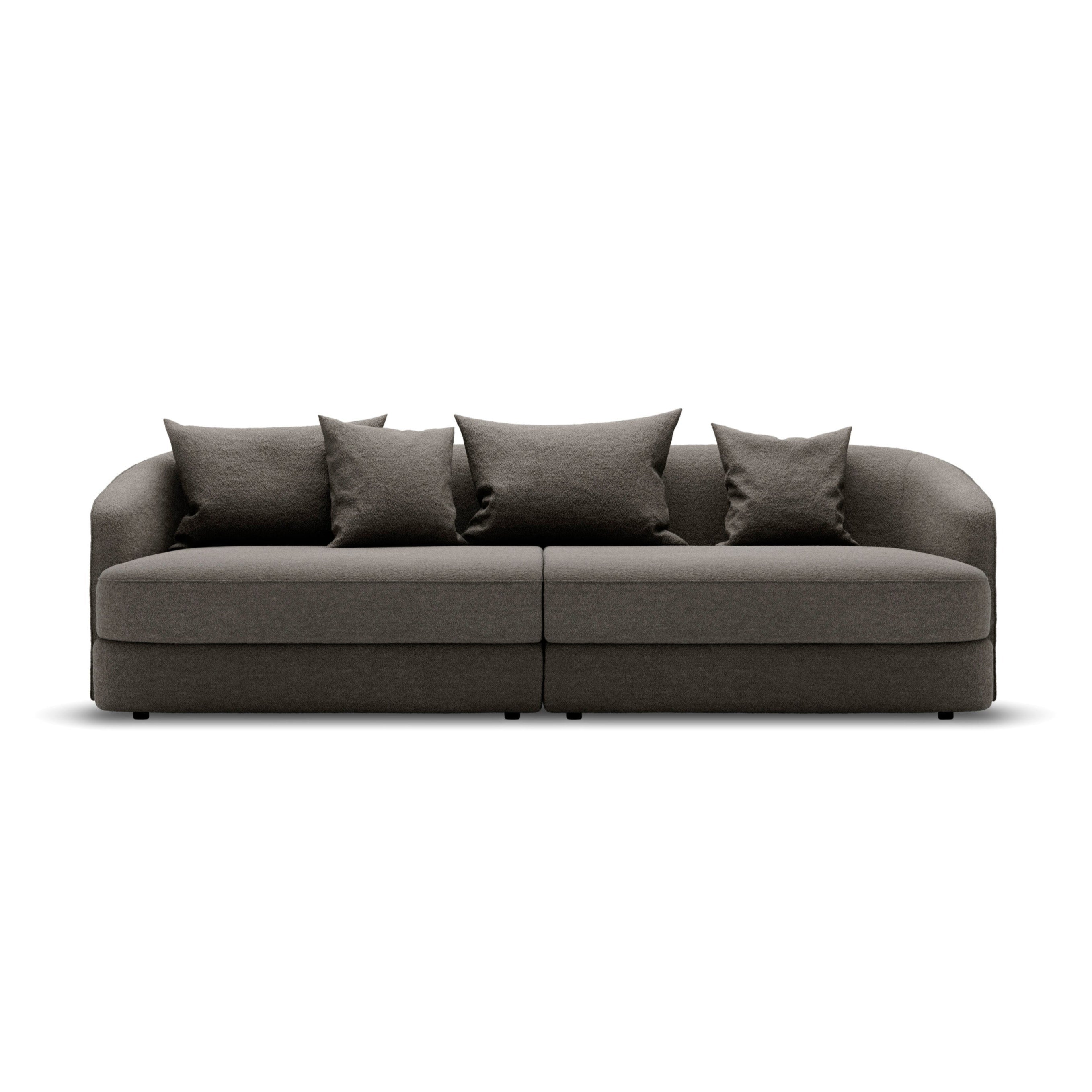 Sofa Covent Residential Nevotex Barnum Dark Taupe 10 dunkelgrau