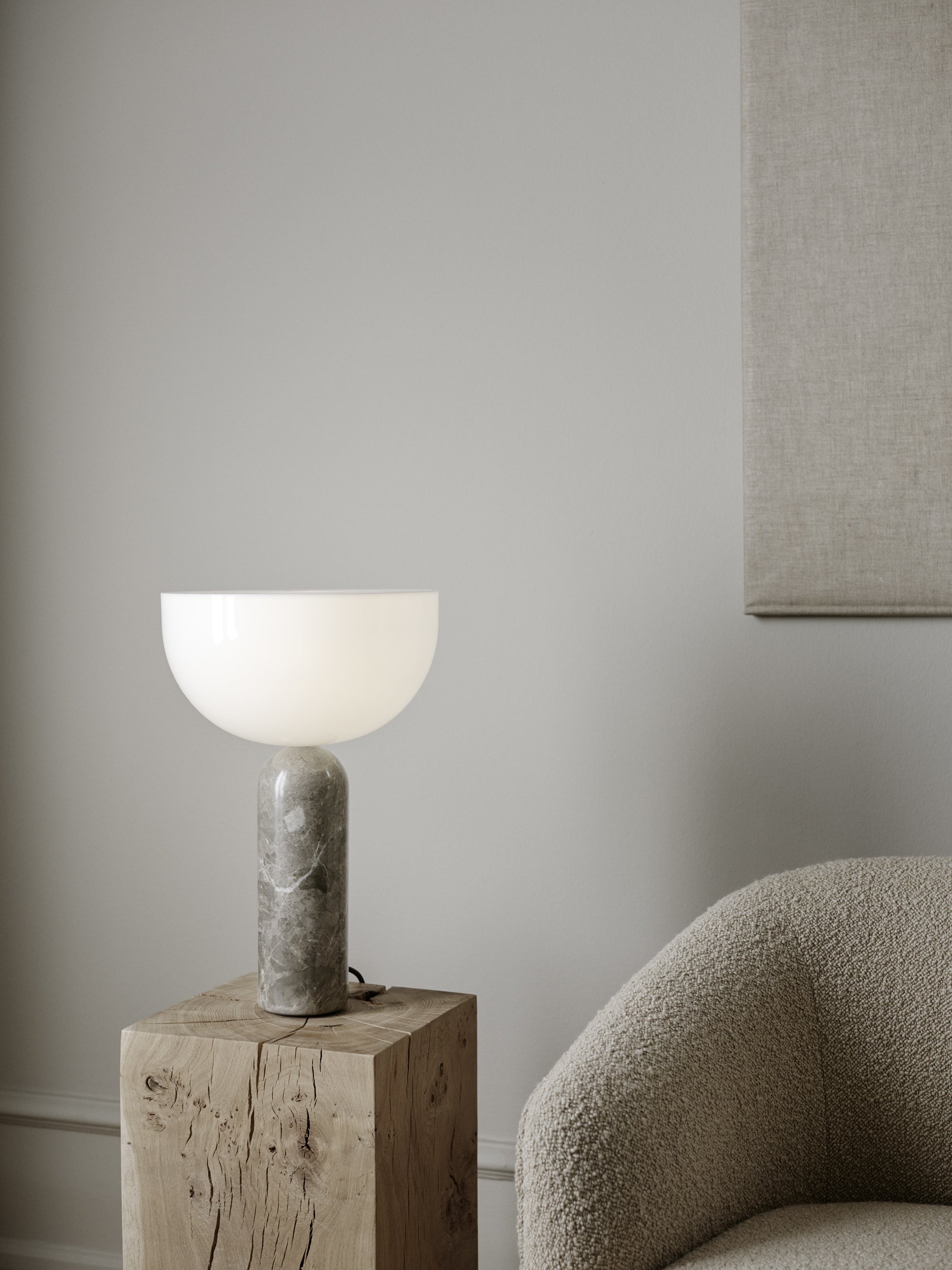 Kizu Grey Marmor Tischlampe