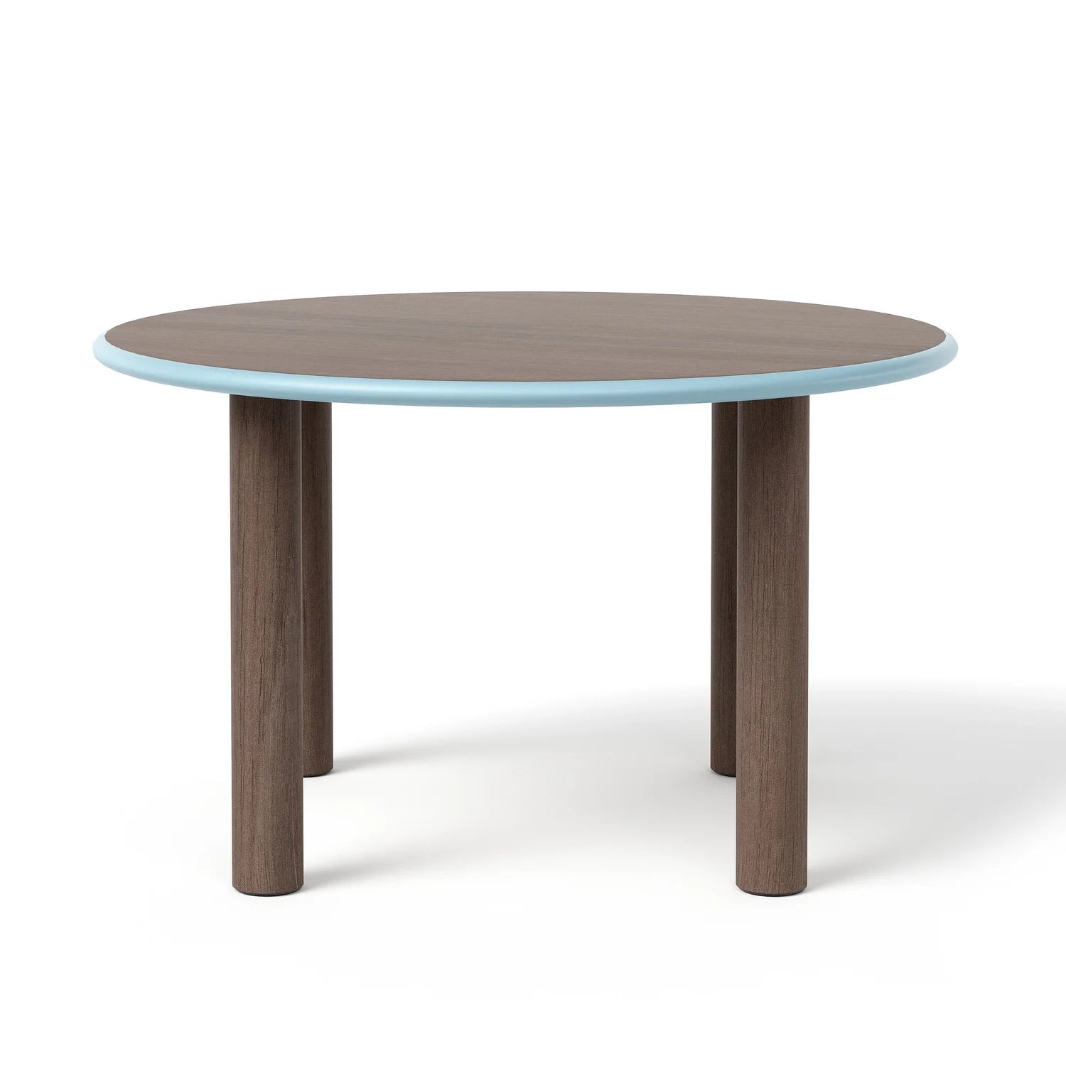 Round Children's Table BABY PAUL Brown Ash Wood