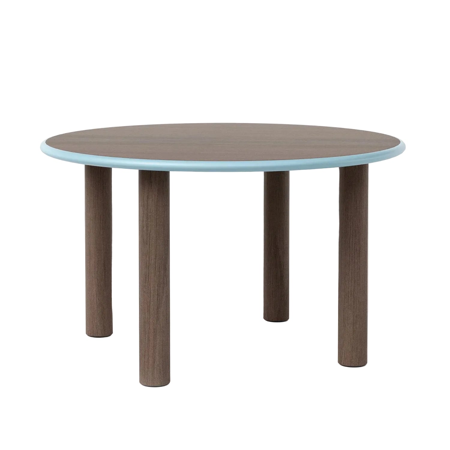 Round Children's Table BABY PAUL Brown Ash Wood