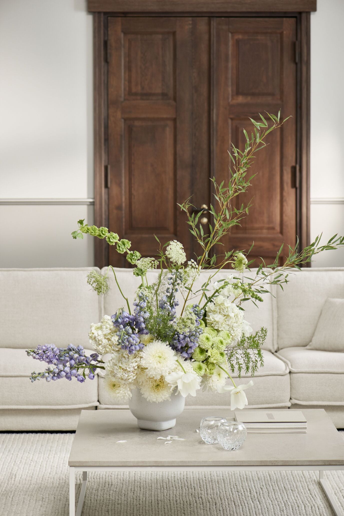 Vaas BRAMBLE donker glas