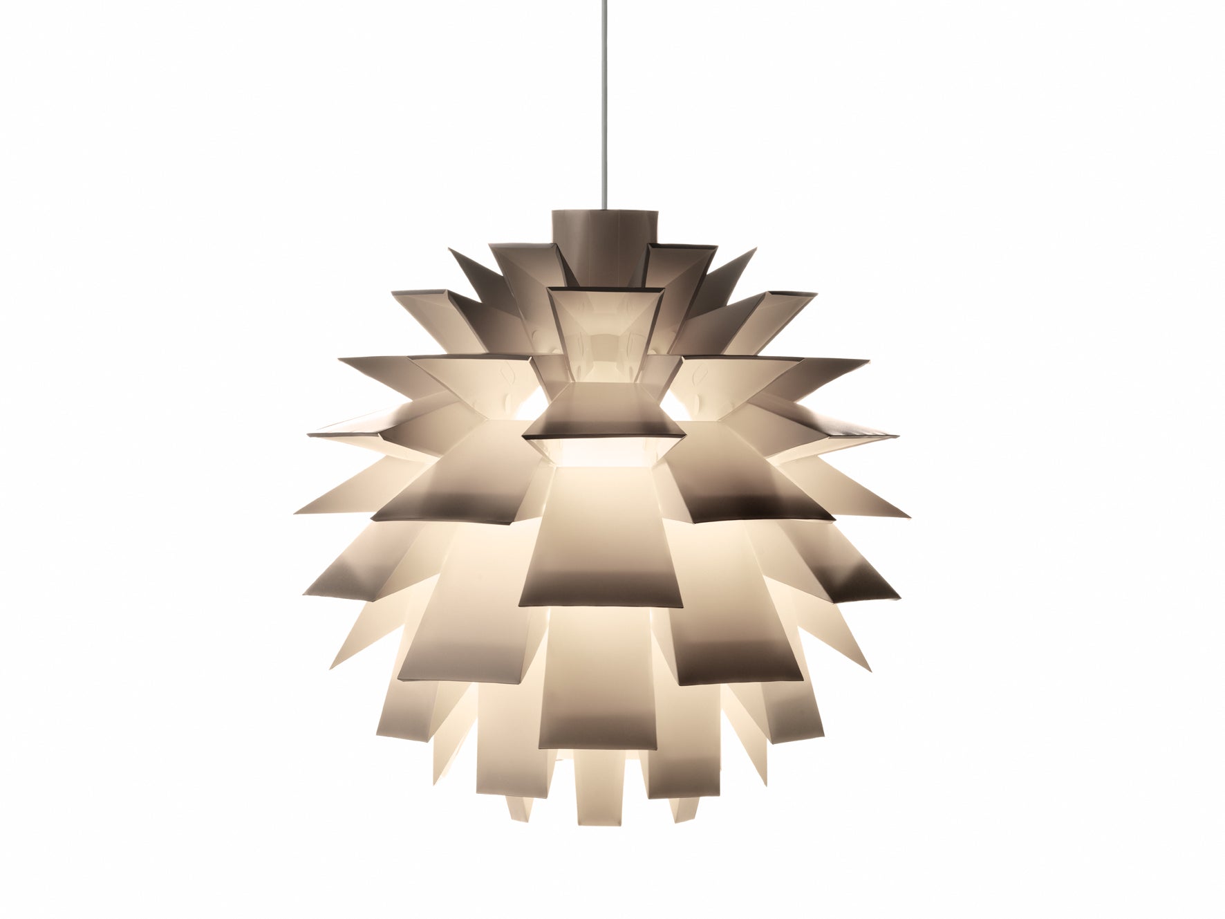 White pendant lamp shade NORM 69