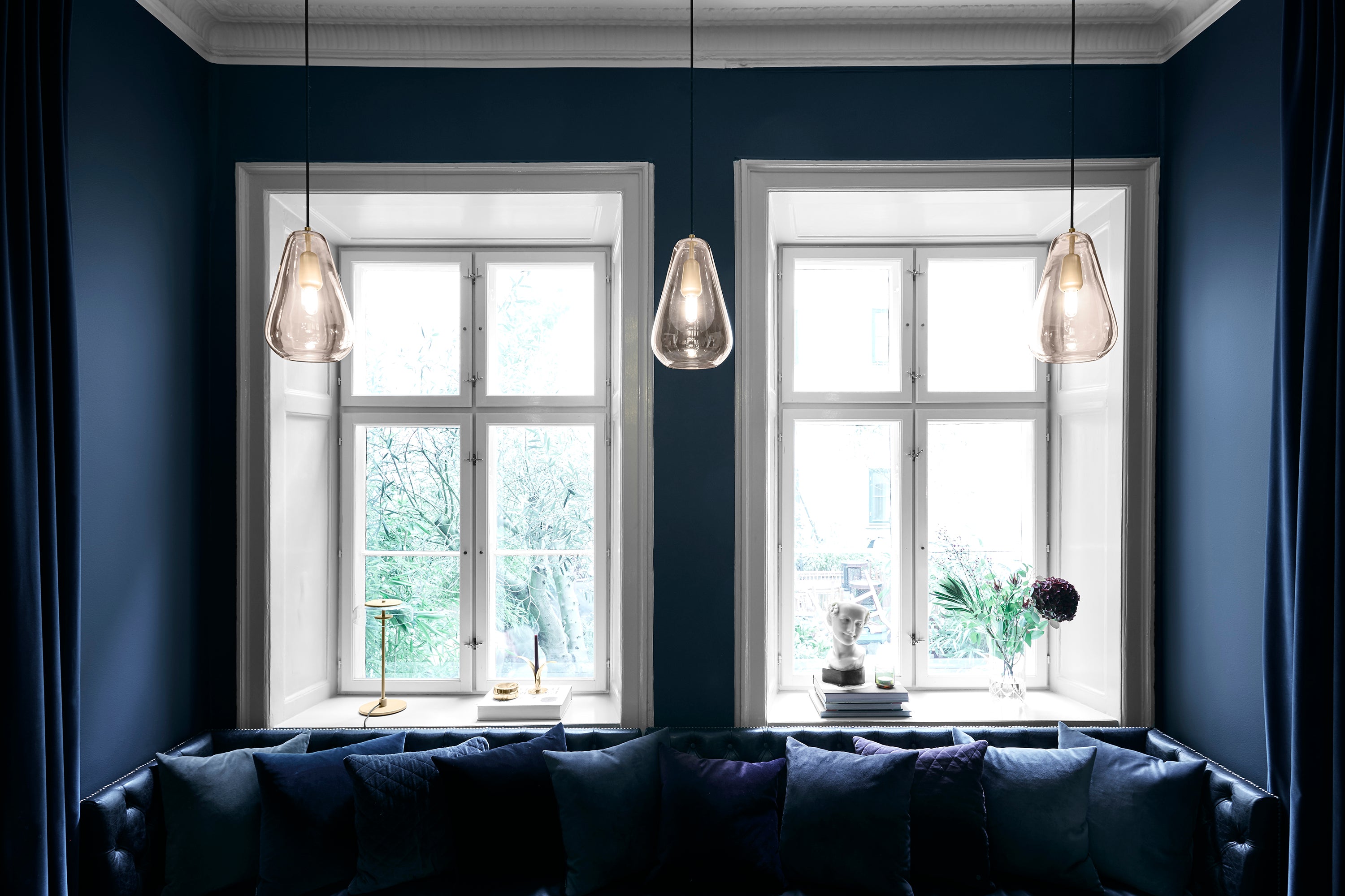 Lampa wisząca ANOLI złoty ze złotym szkłem – Nuura
