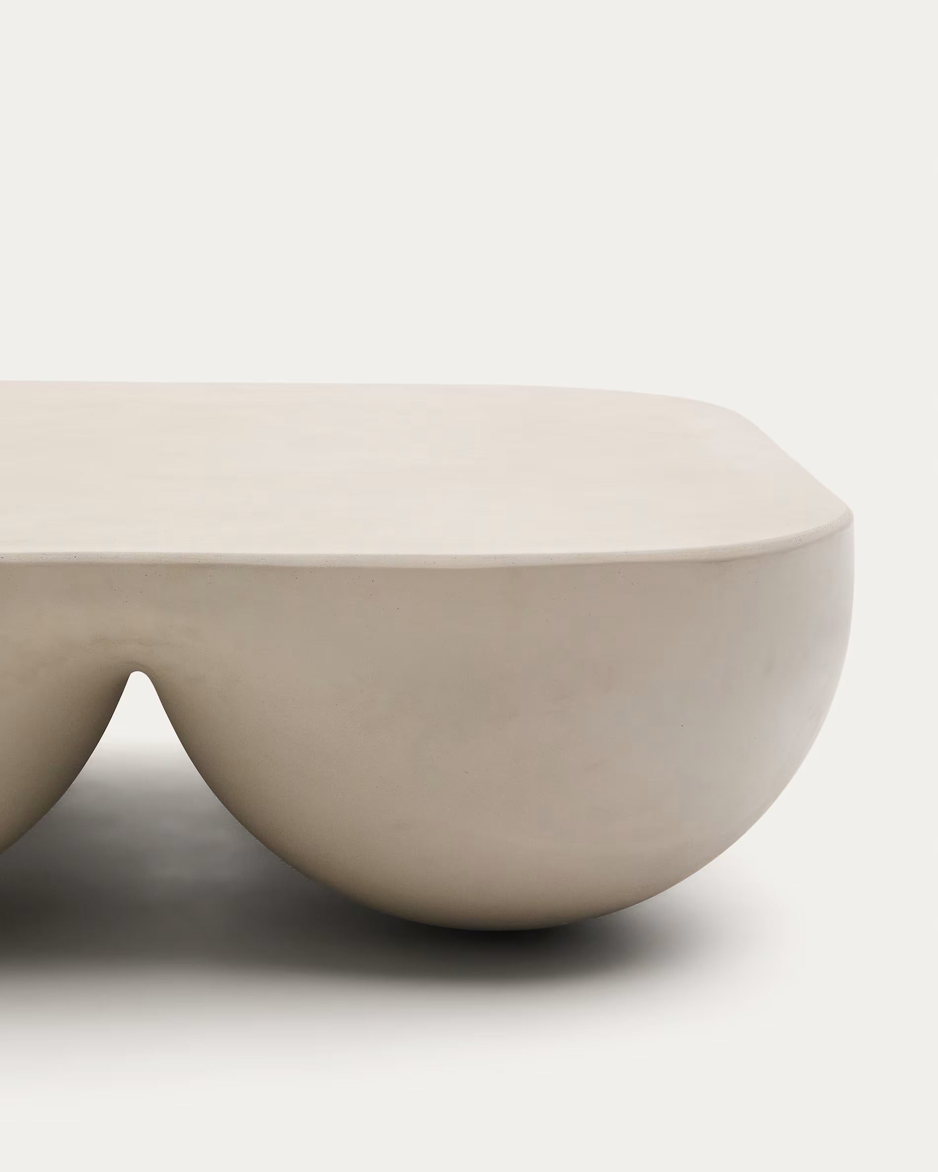 Kaffeetisch COLBA beige Polystone