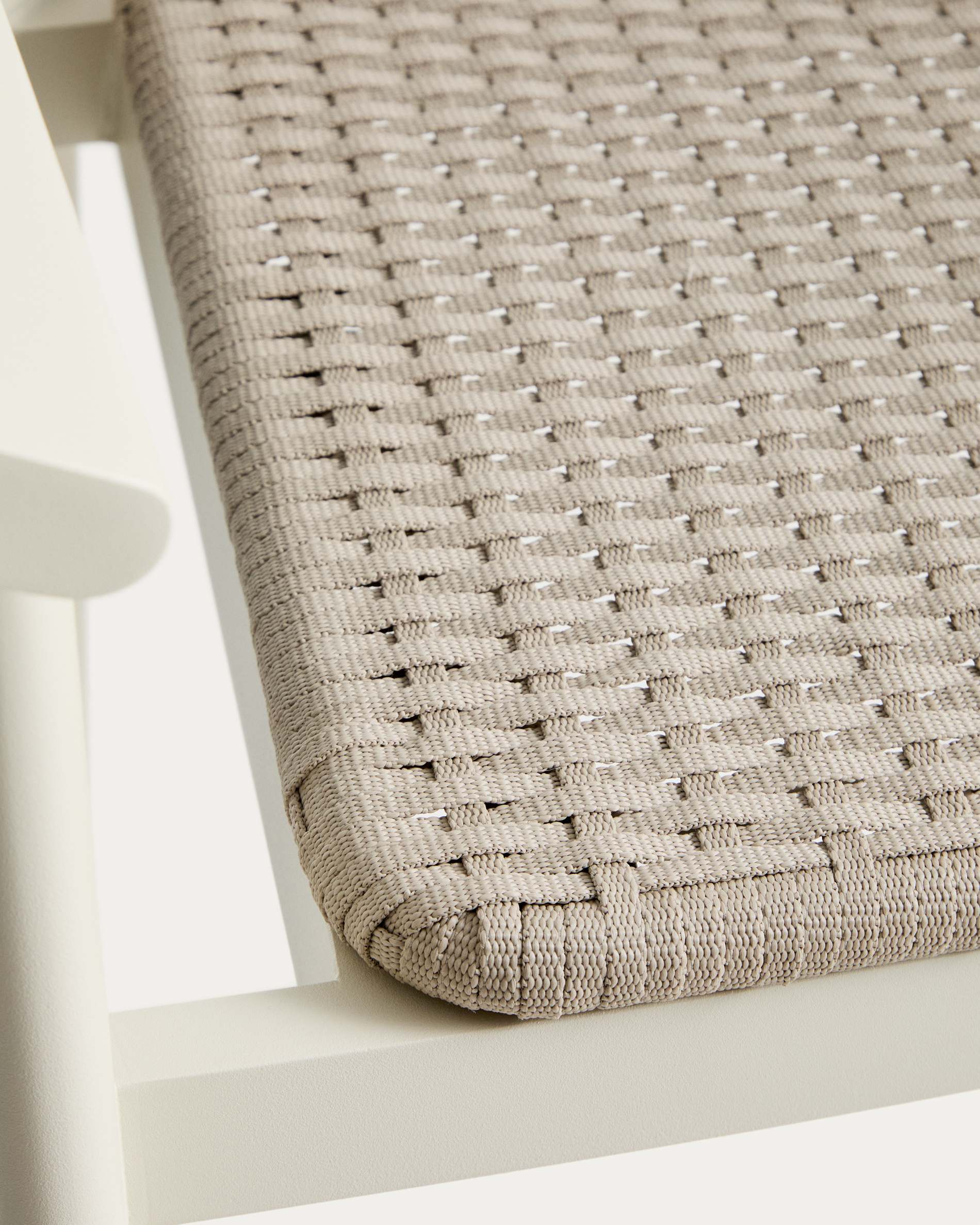 Hoker ogrodowy ERICE ecru na taras i do ogrodu