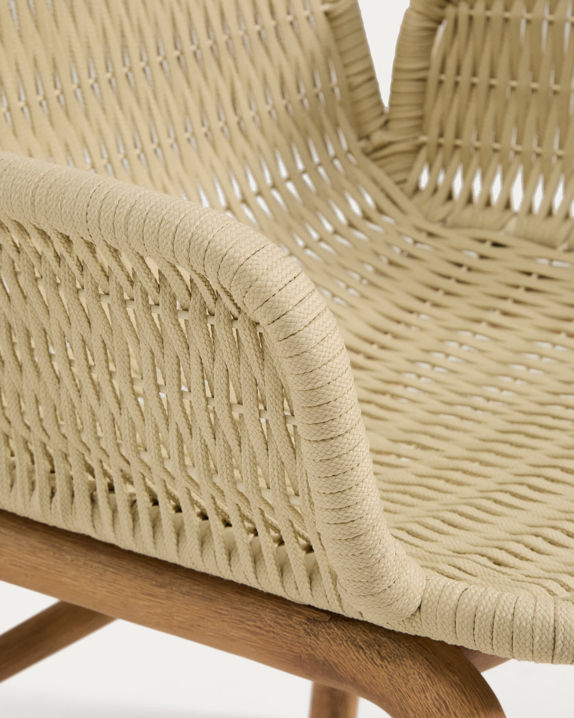 Gartenstuhl mit Armlehnen ALIPA ecru