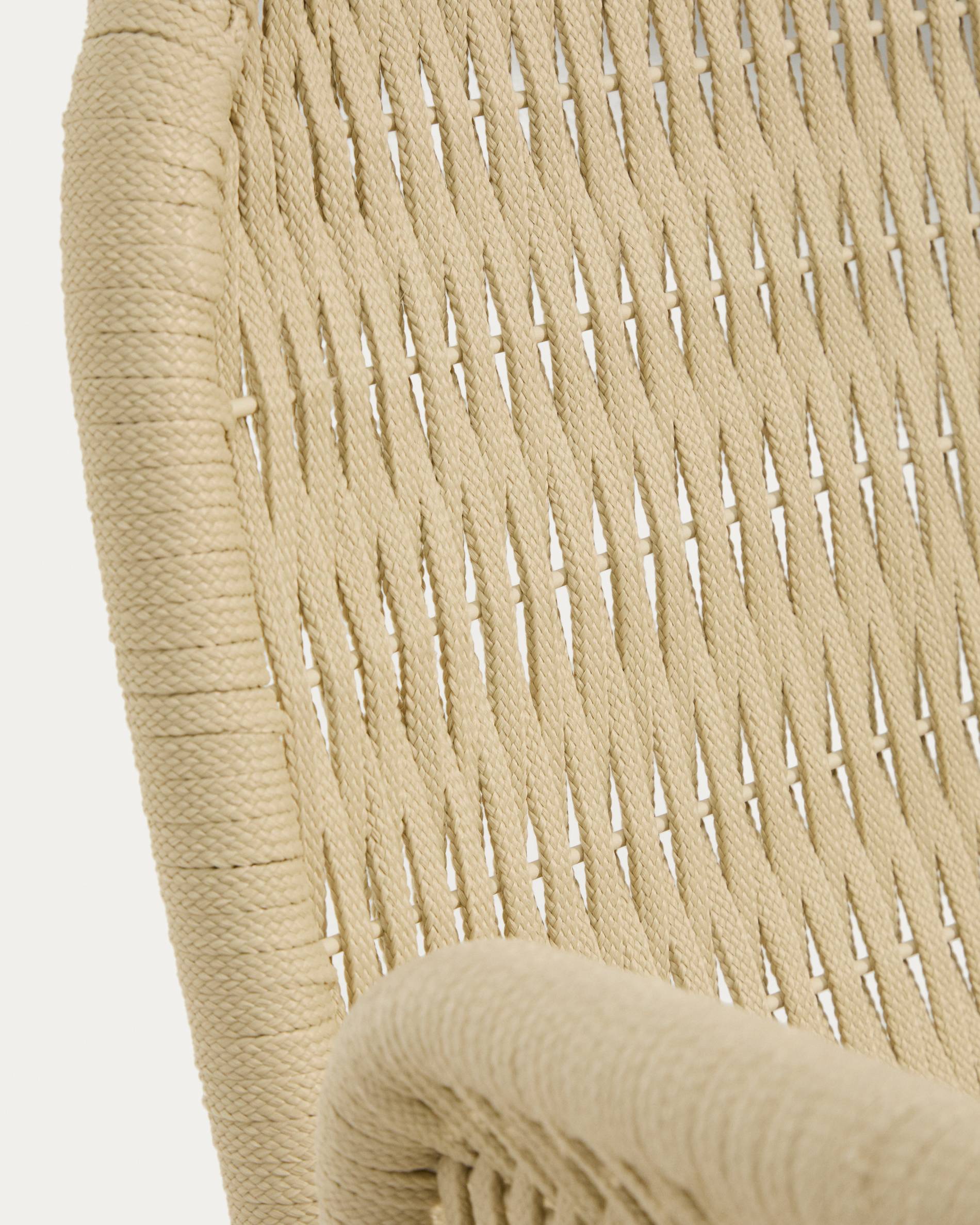 Gartenstuhl mit Armlehnen ALIPA ecru