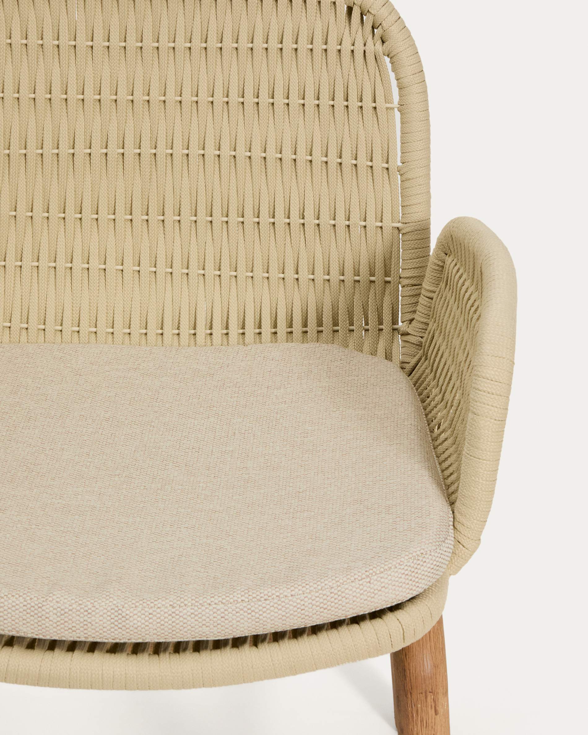 Gartenstuhl mit Armlehnen ALIPA ecru