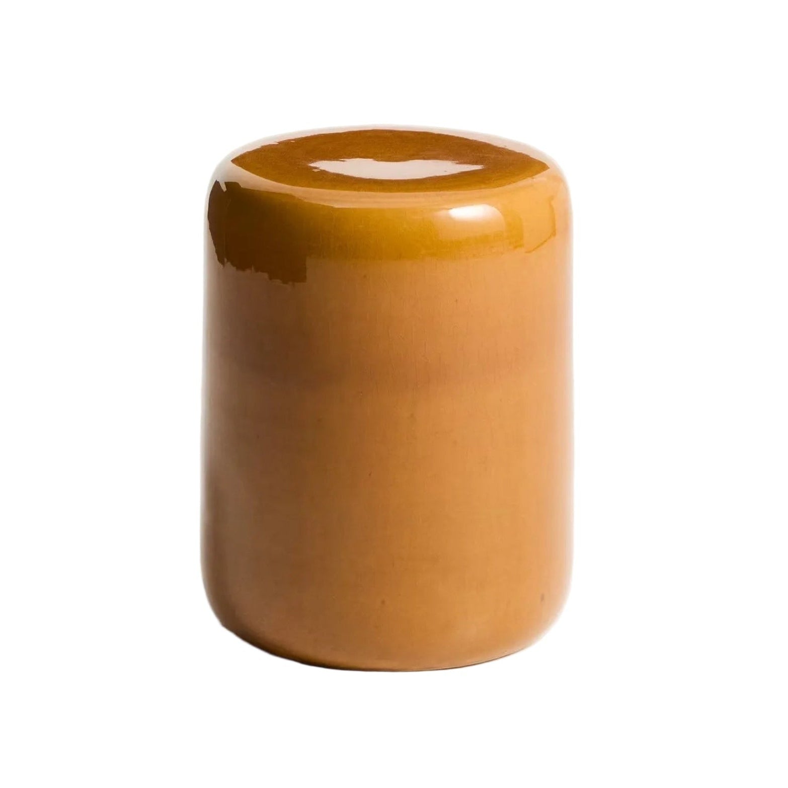 Beistelltisch MESQUIDA senfgelbe Keramik
